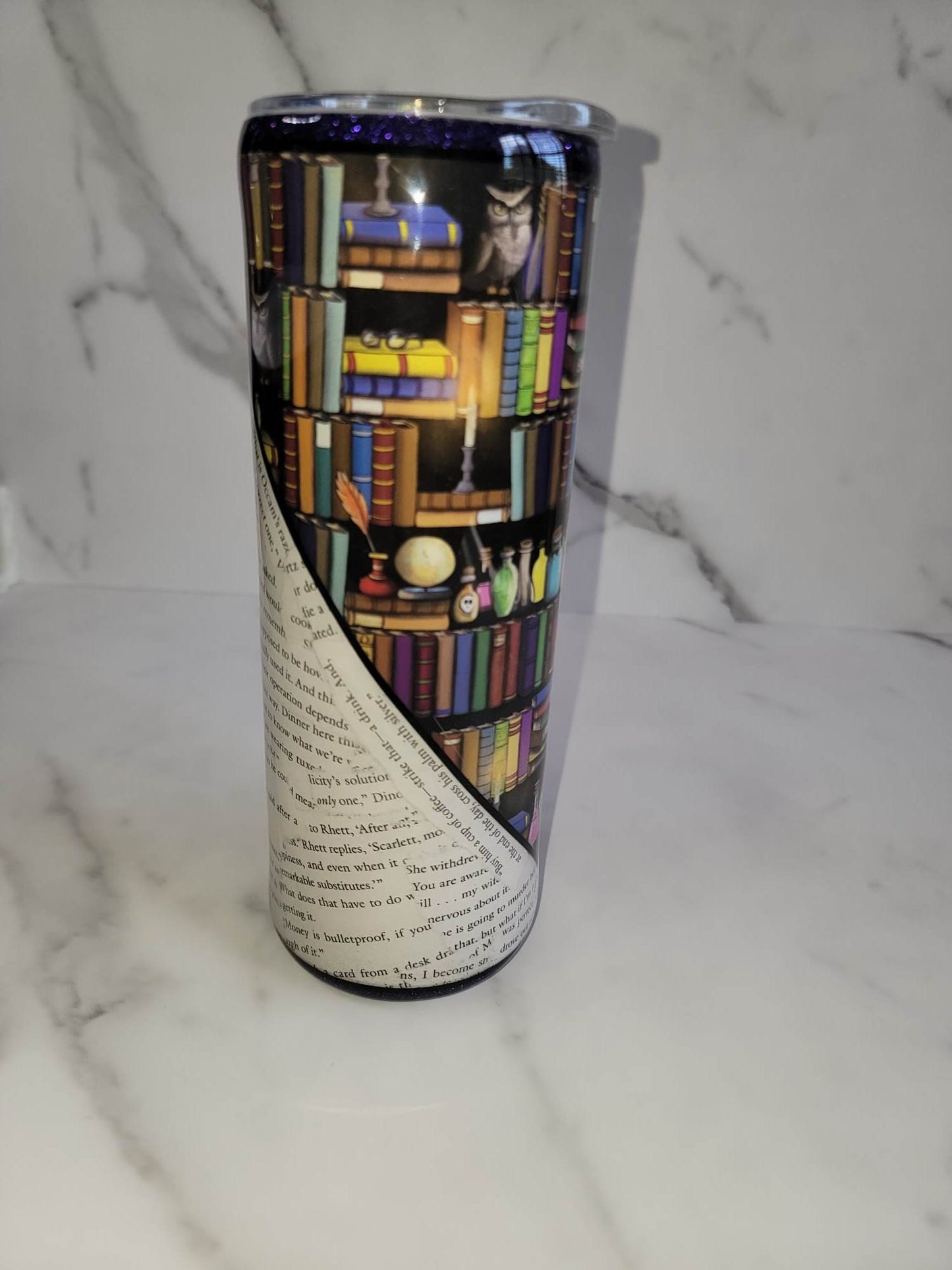 BOOK WORM TUMBLER