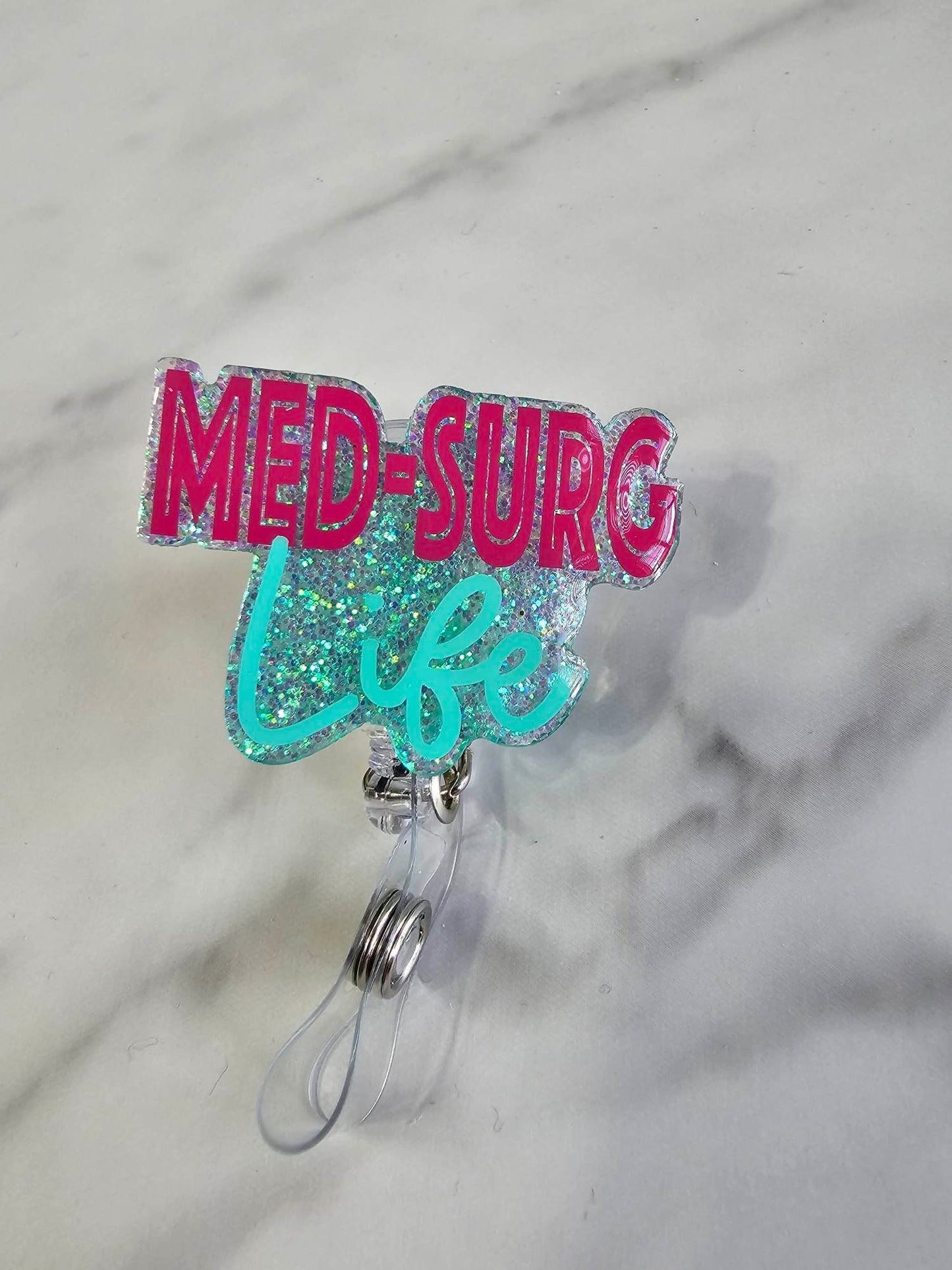 MED-SURG LIFE BADGE REEL