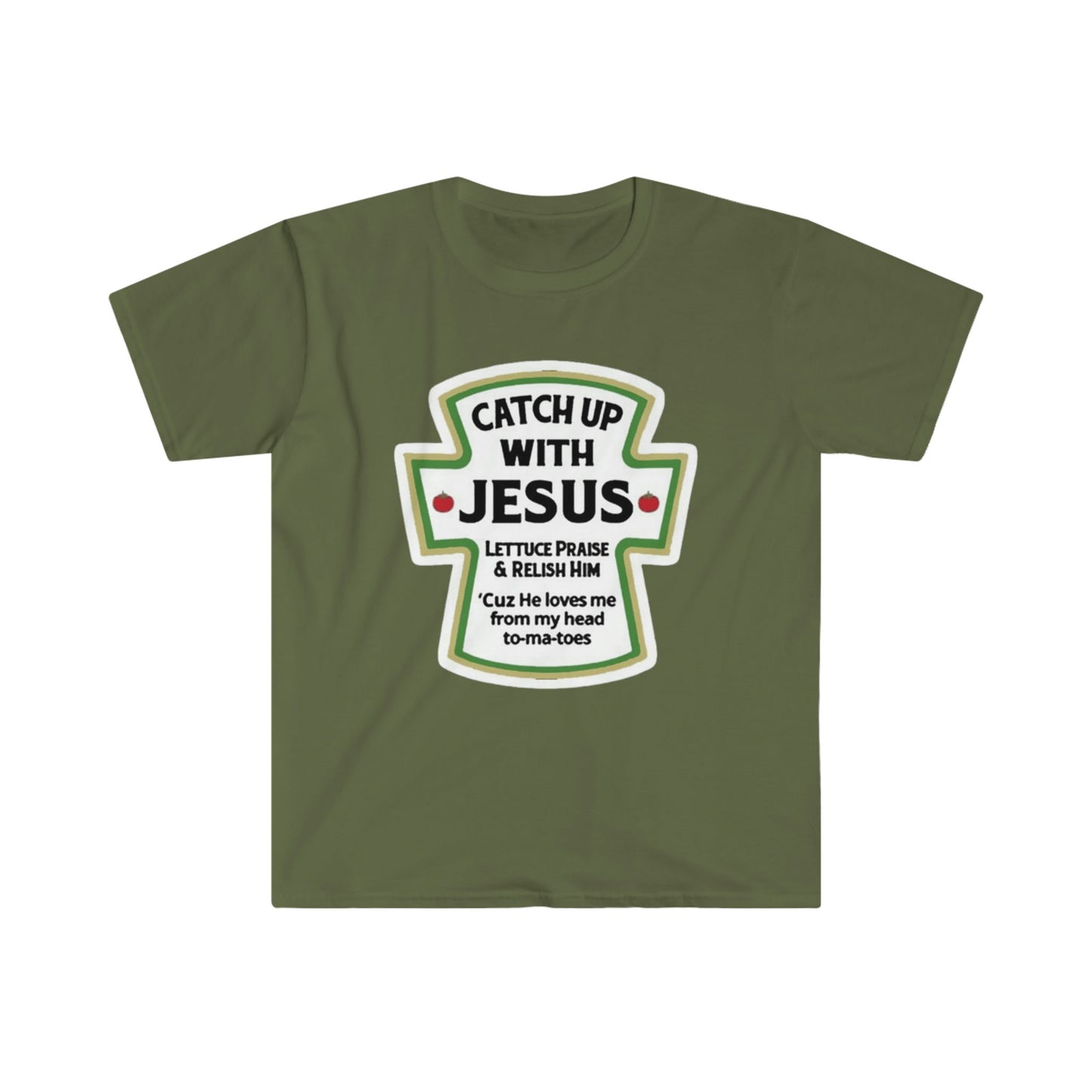 CATCH UP WITH JESUS T-SHIRT