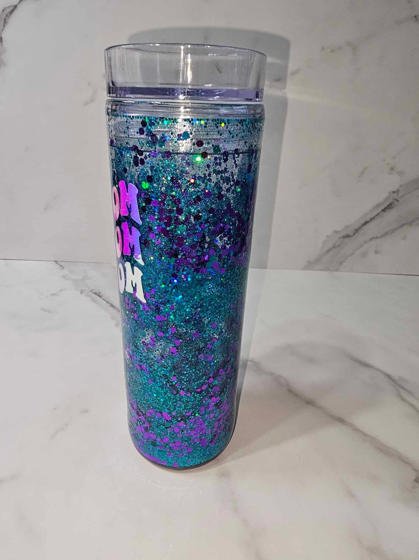 DOG MOM SNOW GLOBE TUMBLER