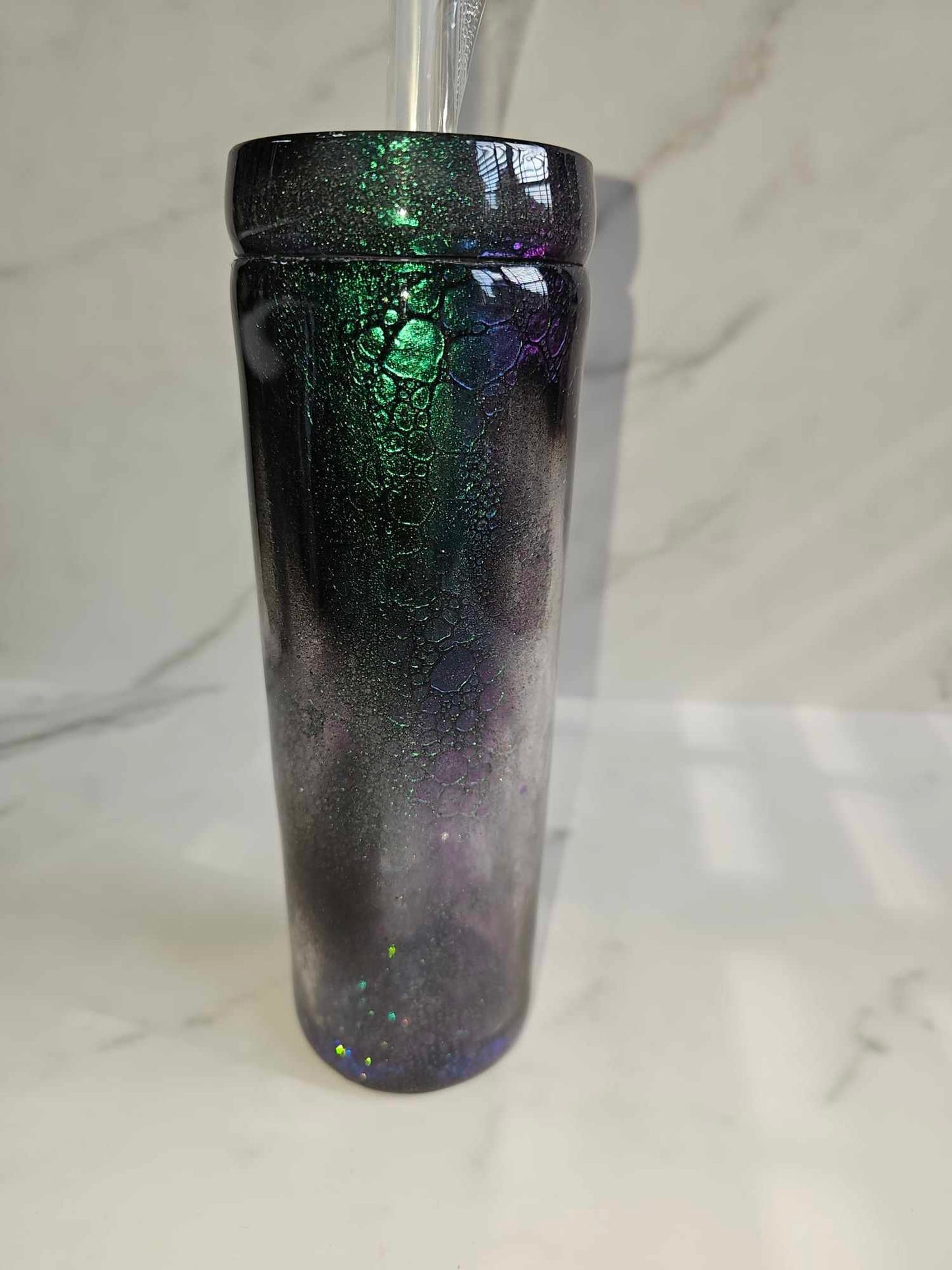 DRAGON SKIN SNOW GLOBE TUMBLER