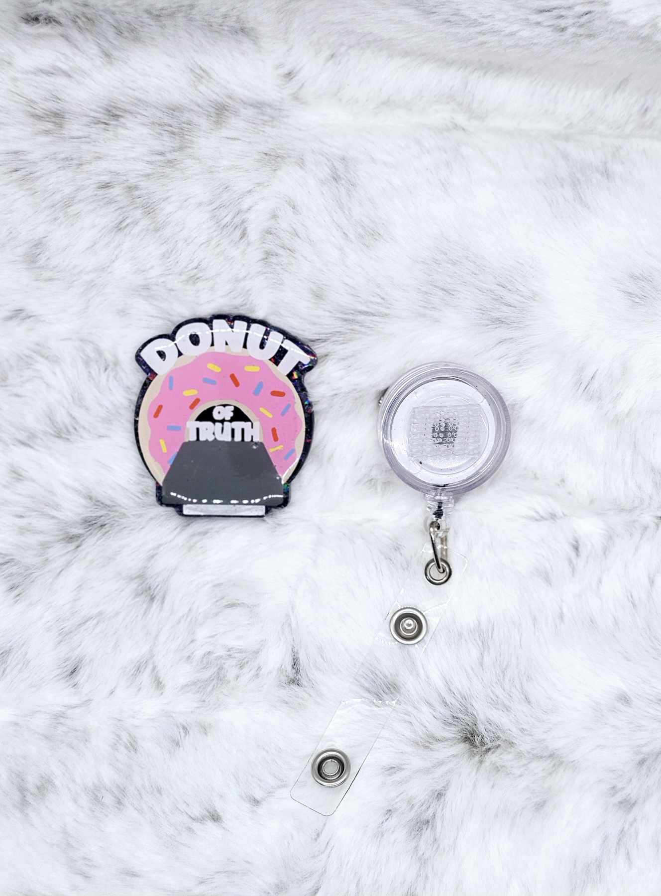 DONUT OF TRUTH BADGE REEL