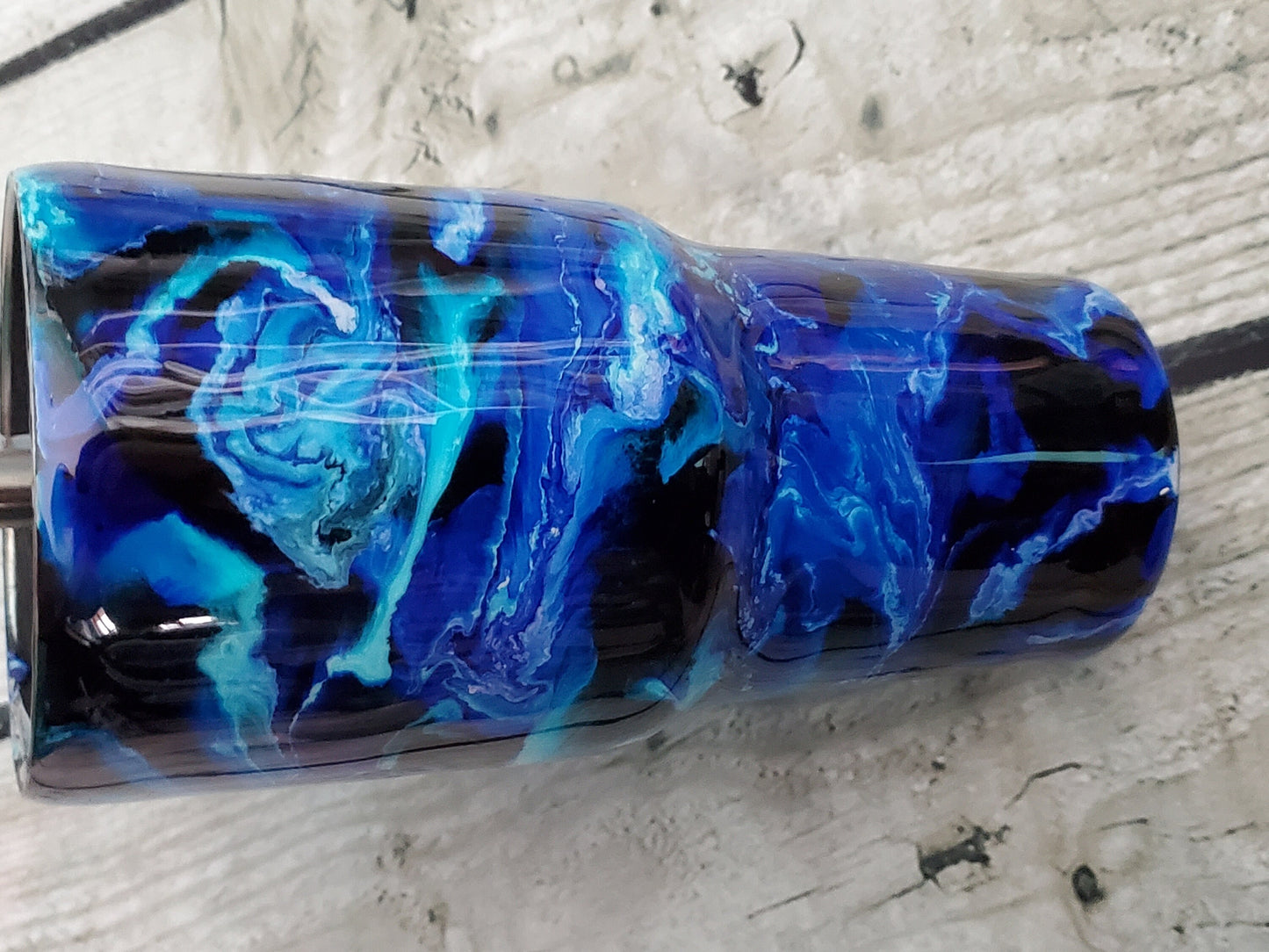 ALCOHOL INK SWIRL TUMBLER
