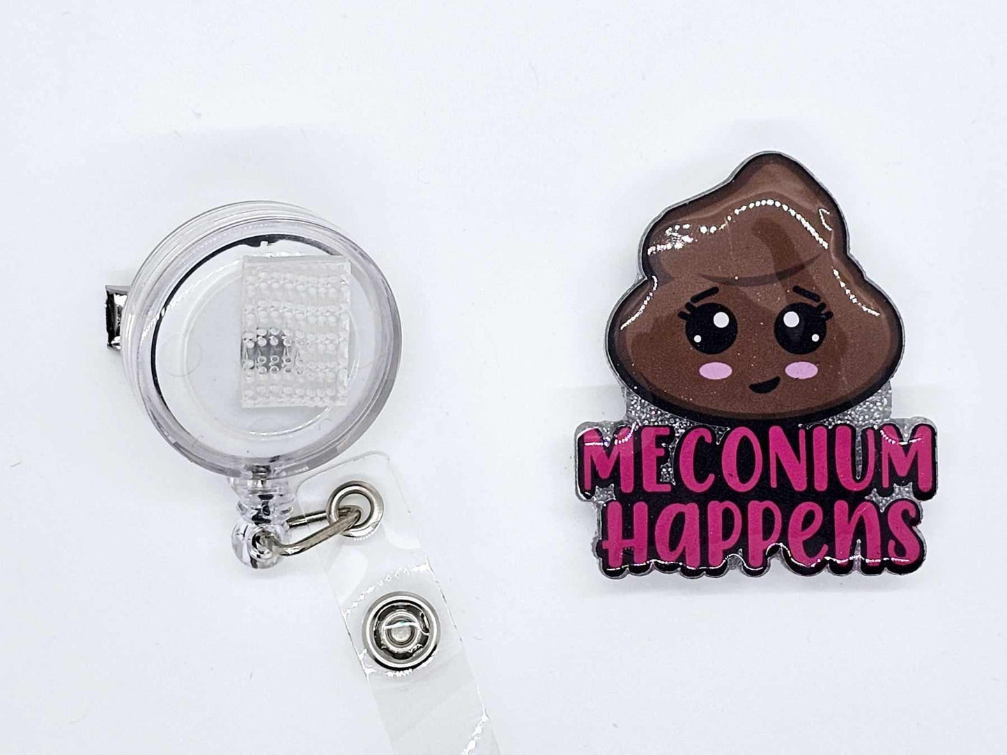 MECONIUM HAPPENS BADGE REEL