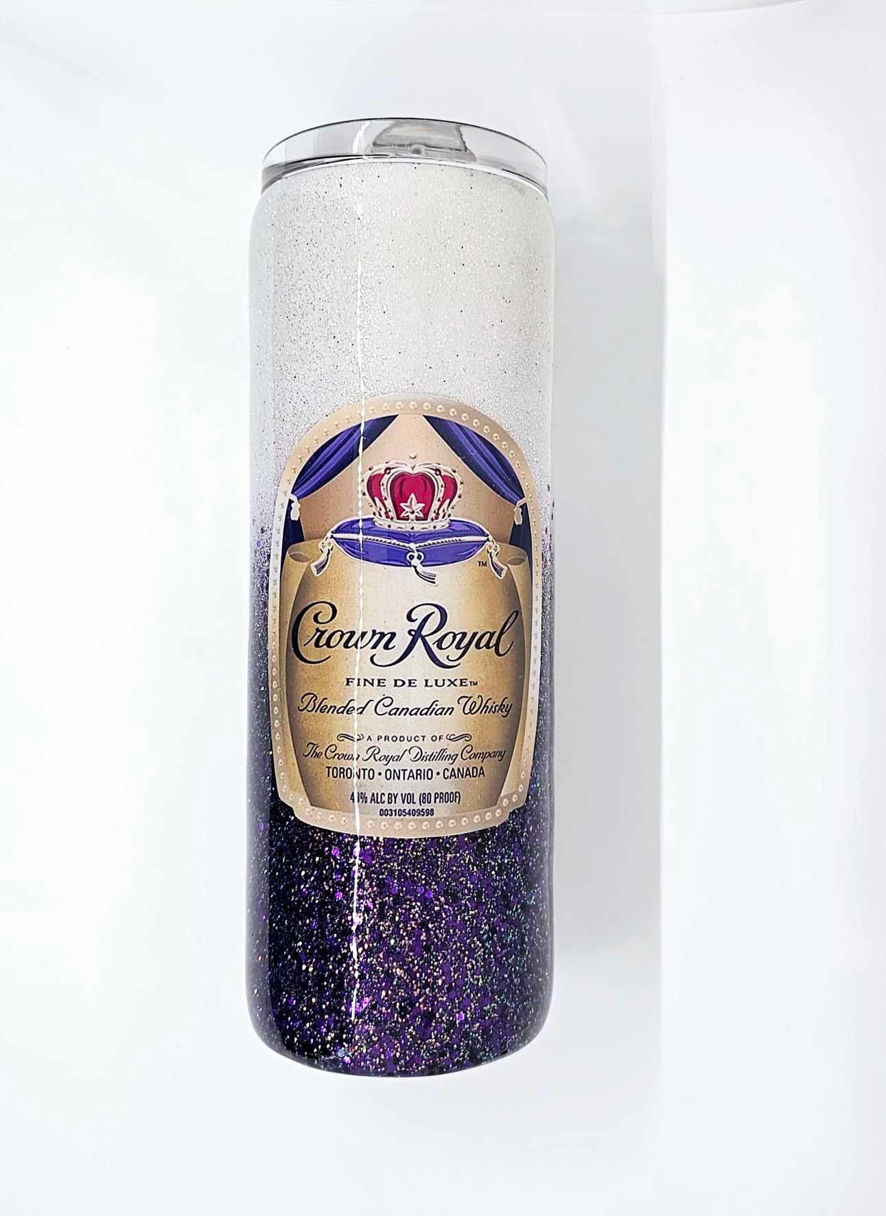 CROWN ROYAL GLITTER TUMBLER