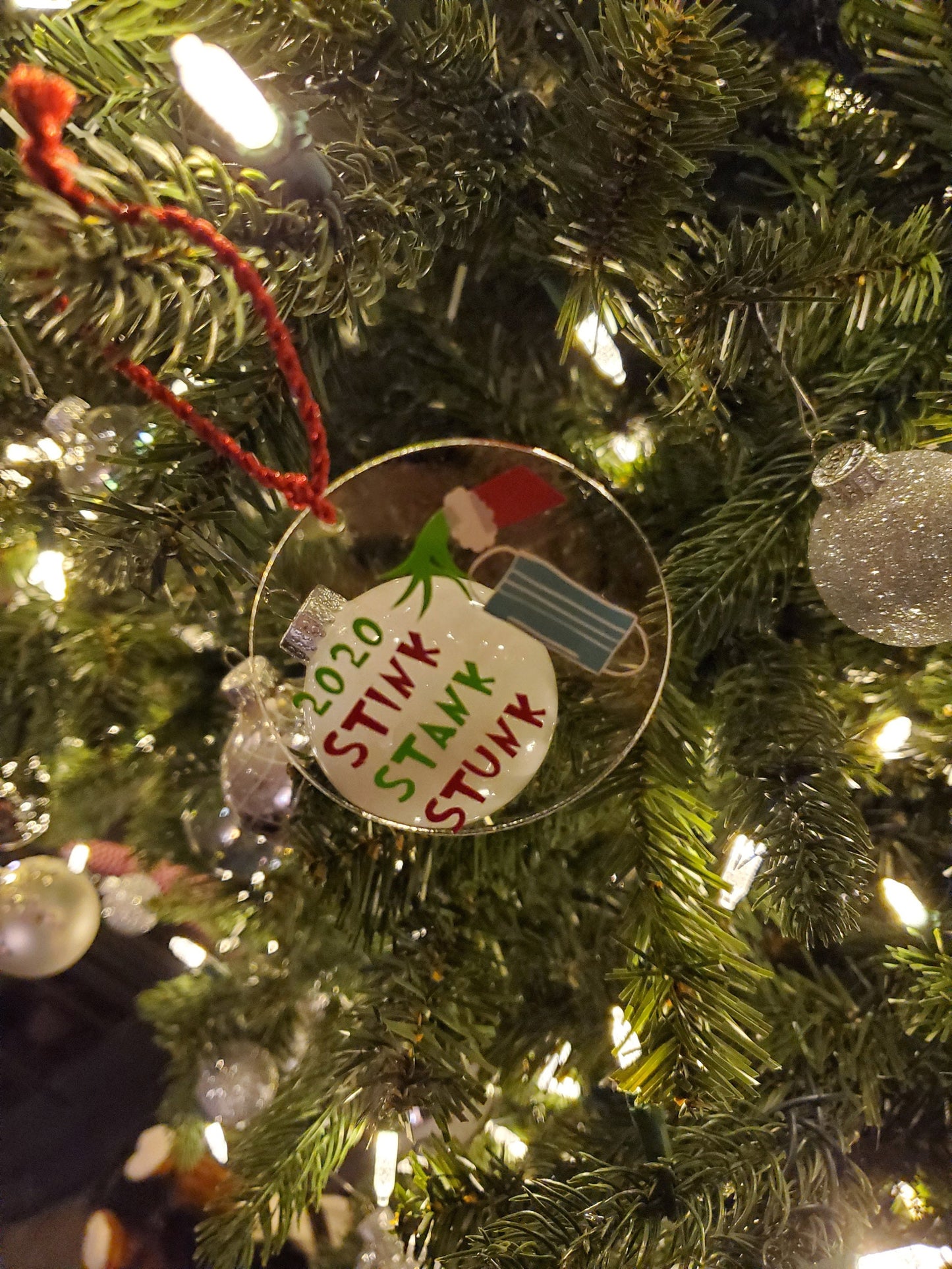 STINK STANK STUNK 2020 GRINCH ORNAMENT