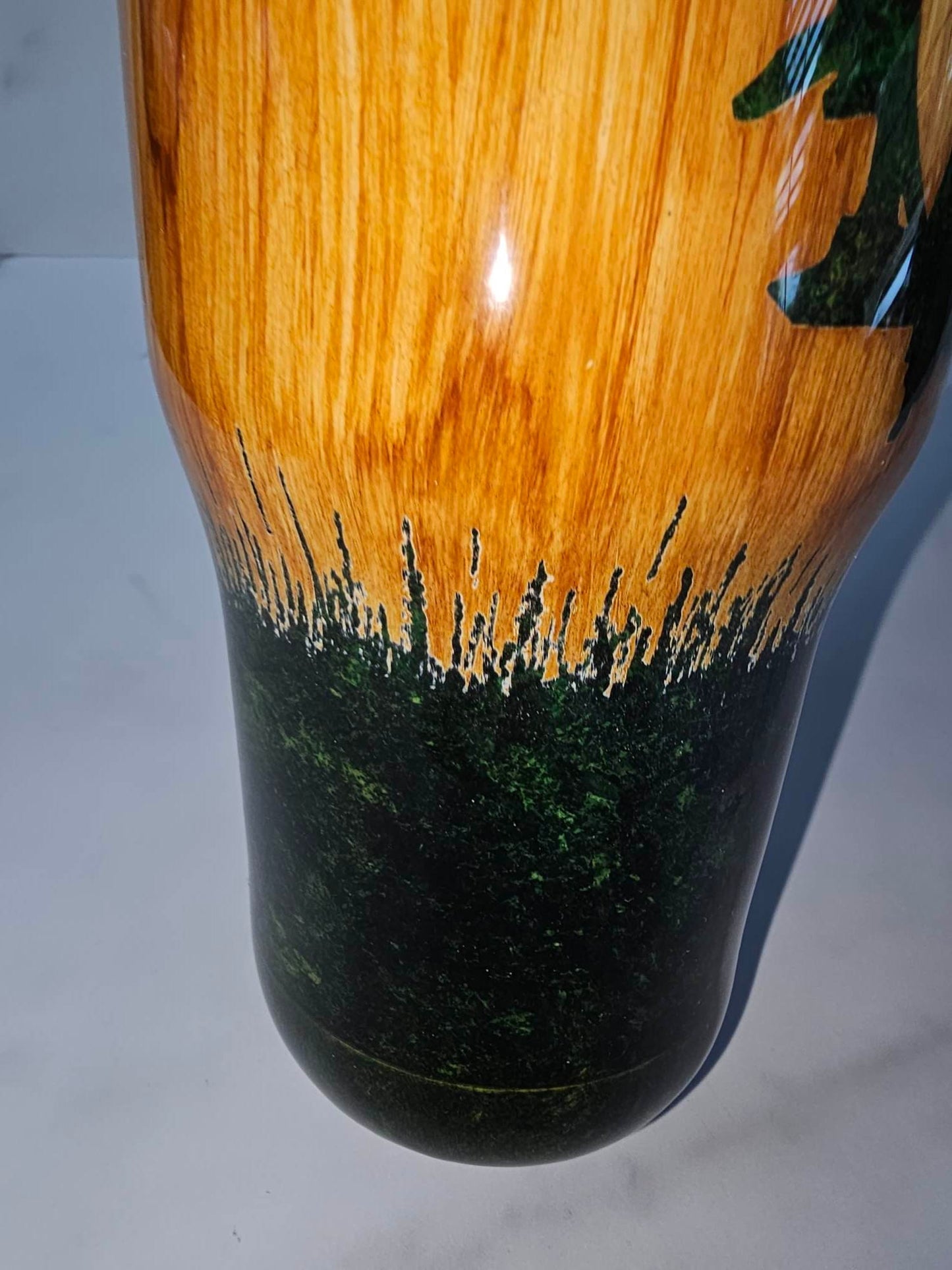 DISTRESSED CAMO/WOODGRAIN DEER TUMBLER