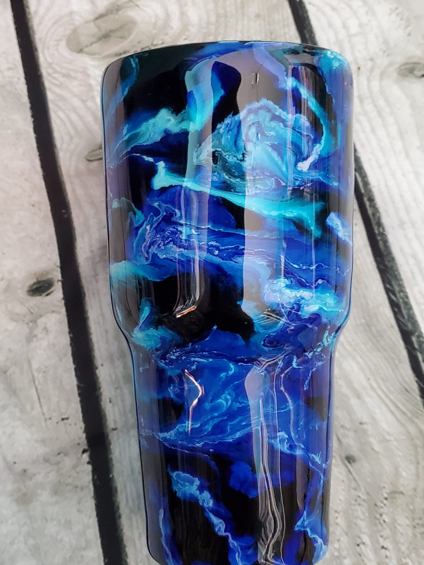 ALCOHOL INK SWIRL TUMBLER