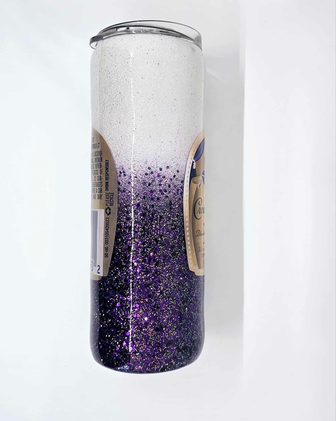 CROWN ROYAL GLITTER TUMBLER