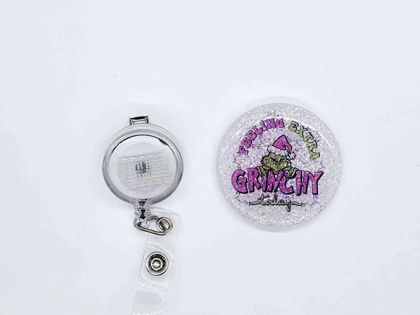 FEELING EXTRA GRINCHY TODAY BADGE REEL