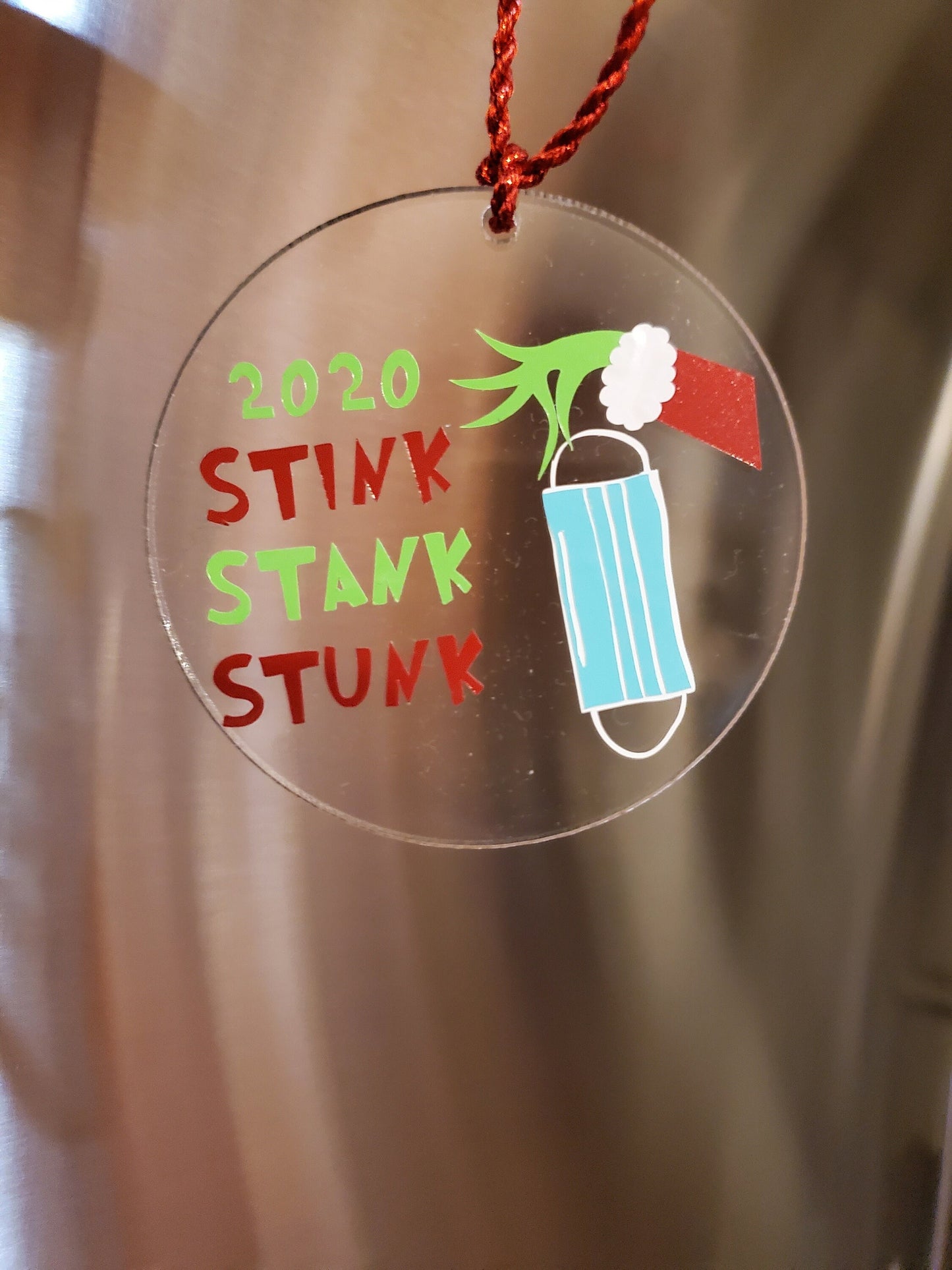STINK STANK STUNK 2020 GRINCH ORNAMENT