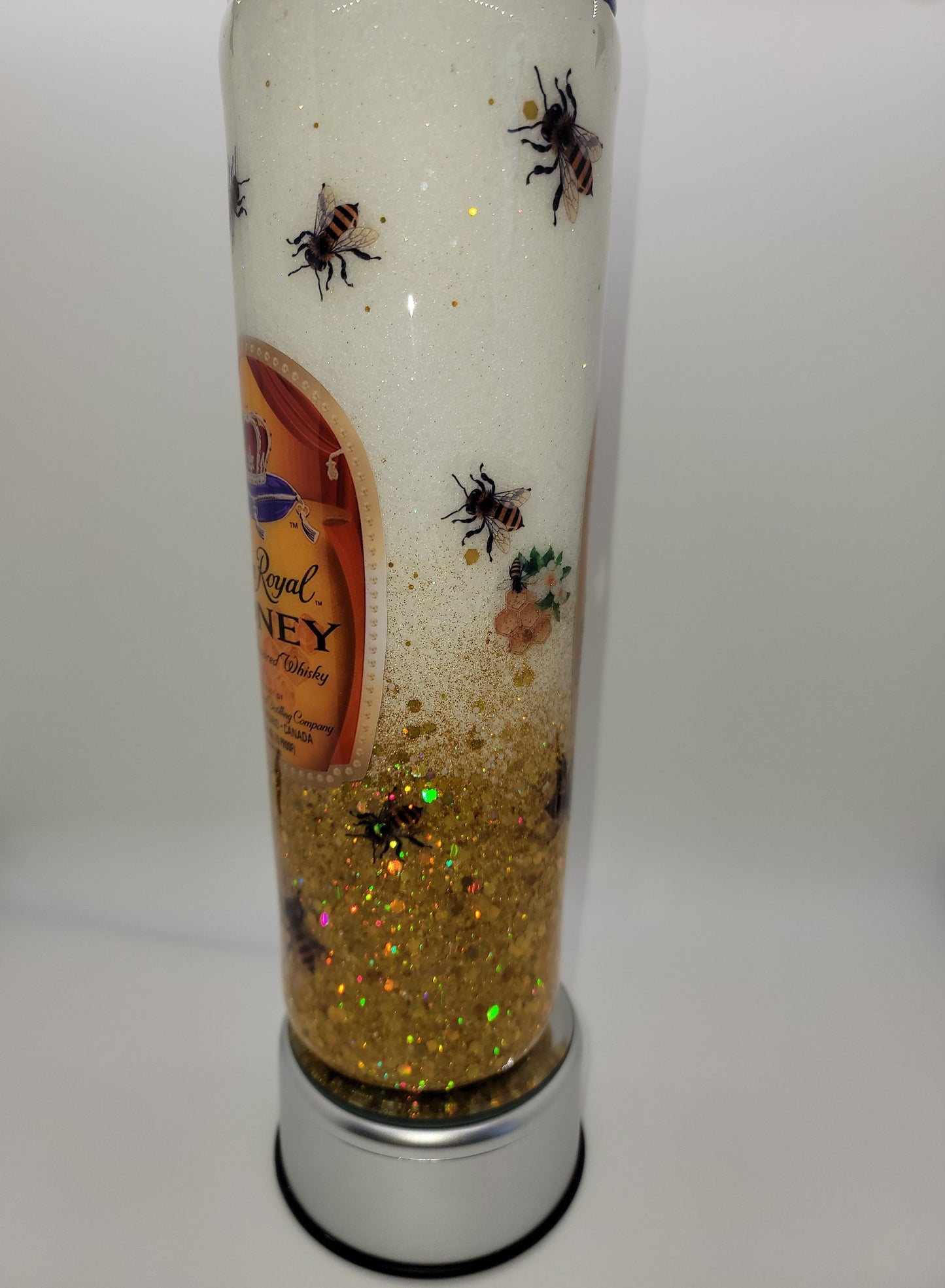 CROWN ROYAL HONEY GLITTER TUMBLER