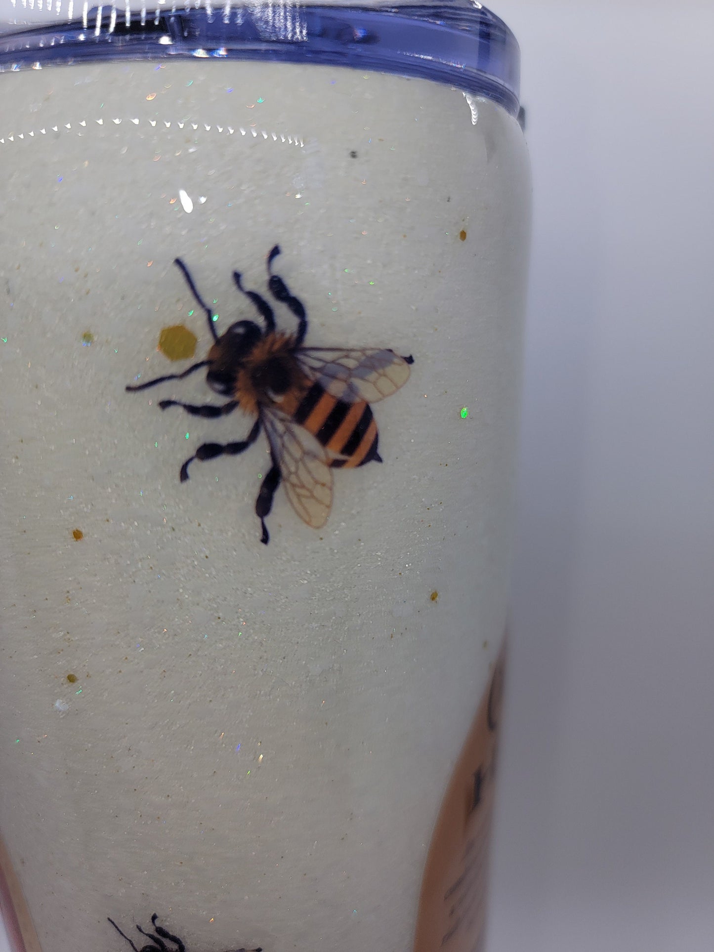 CROWN ROYAL HONEY GLITTER TUMBLER