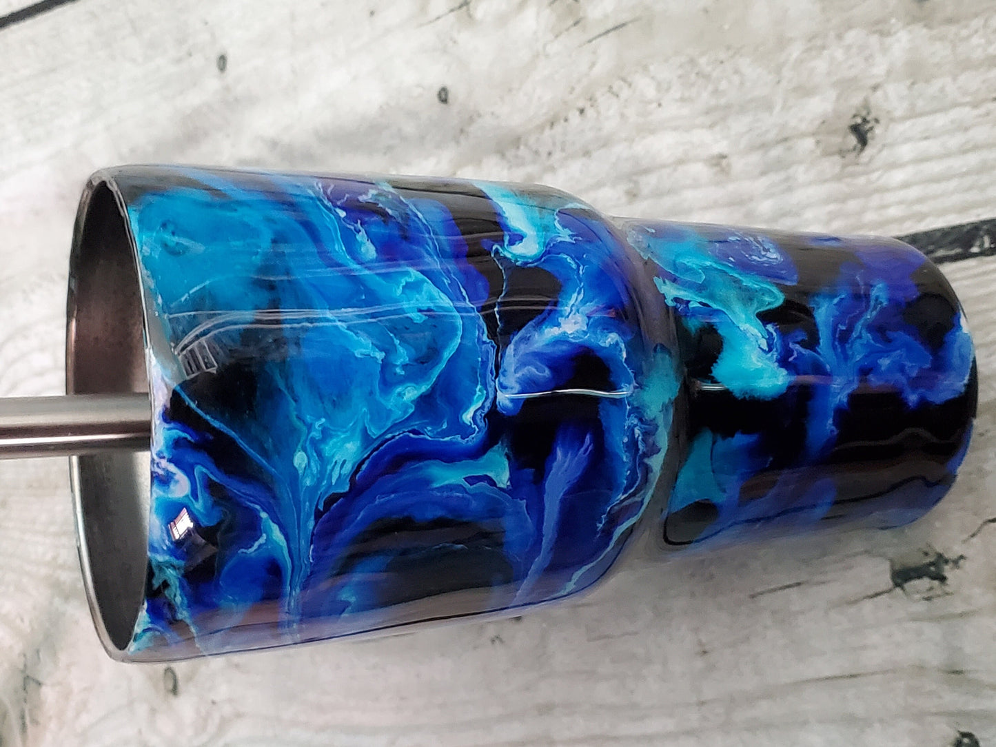 ALCOHOL INK SWIRL TUMBLER