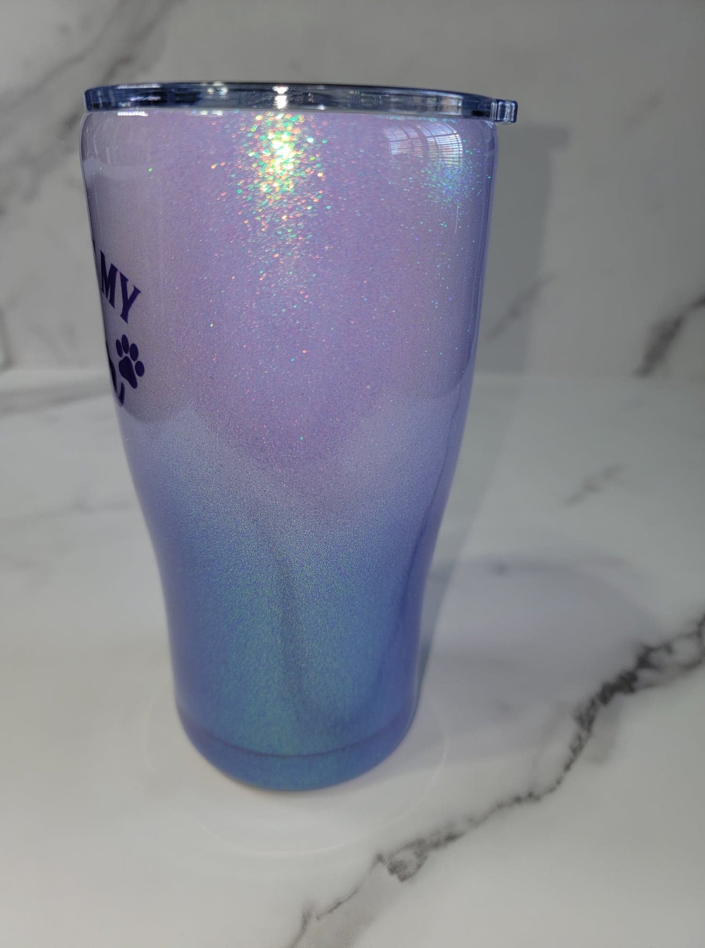 DOG HAIR IS MY GLITTER TUMBLER