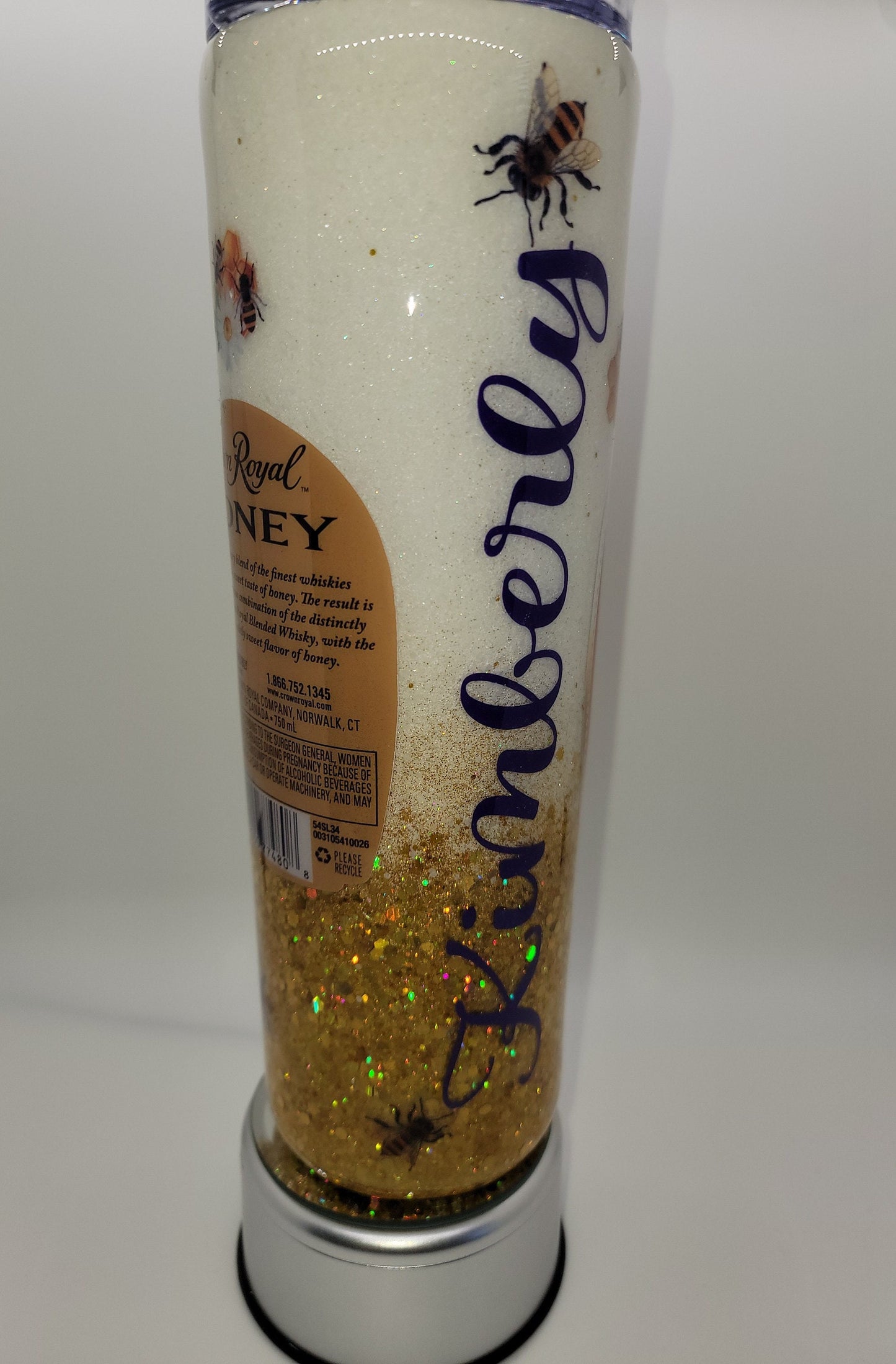 CROWN ROYAL HONEY GLITTER TUMBLER