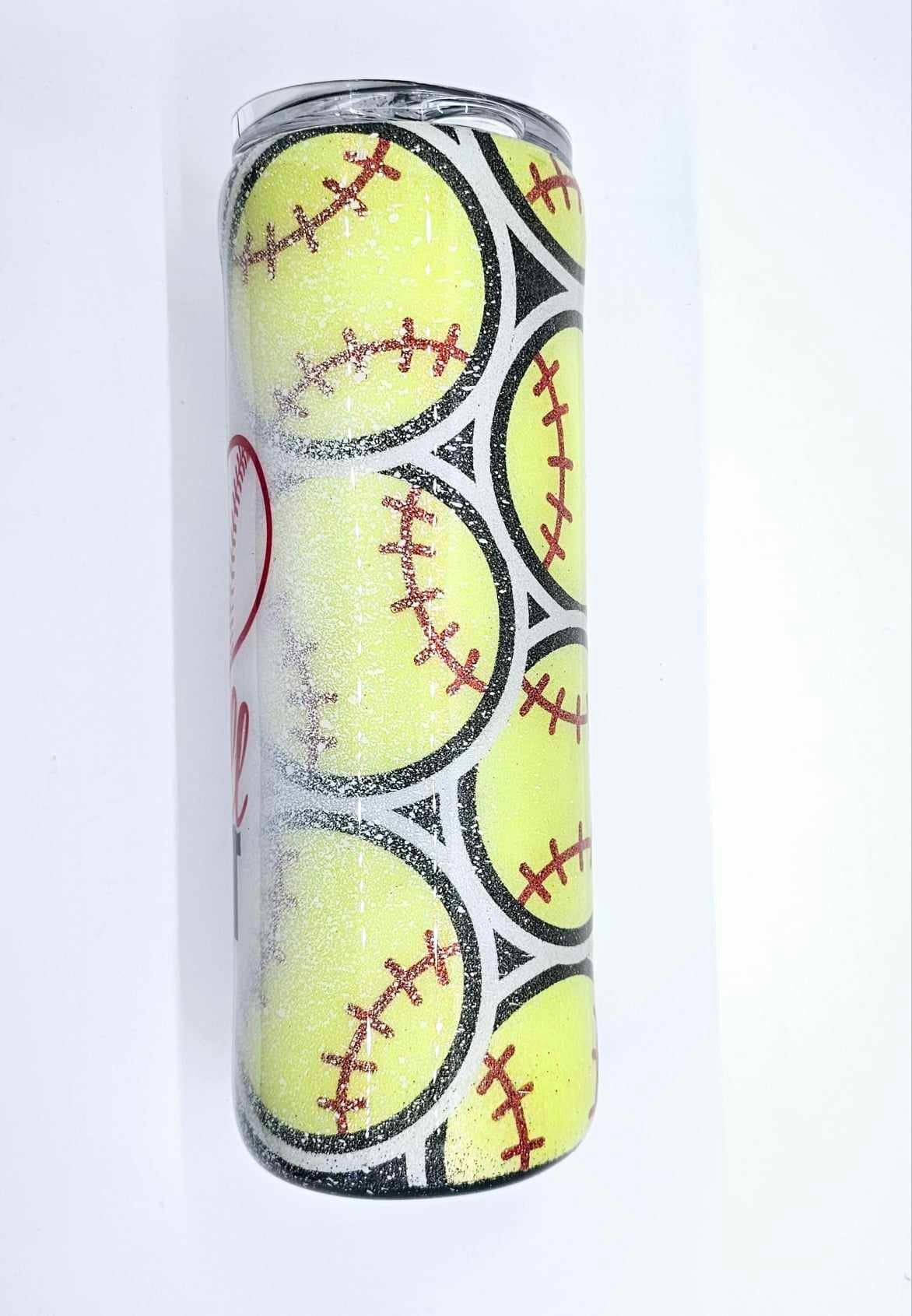 EAT, SLEEP, SOFTBALL, REPEAT TUMBLER