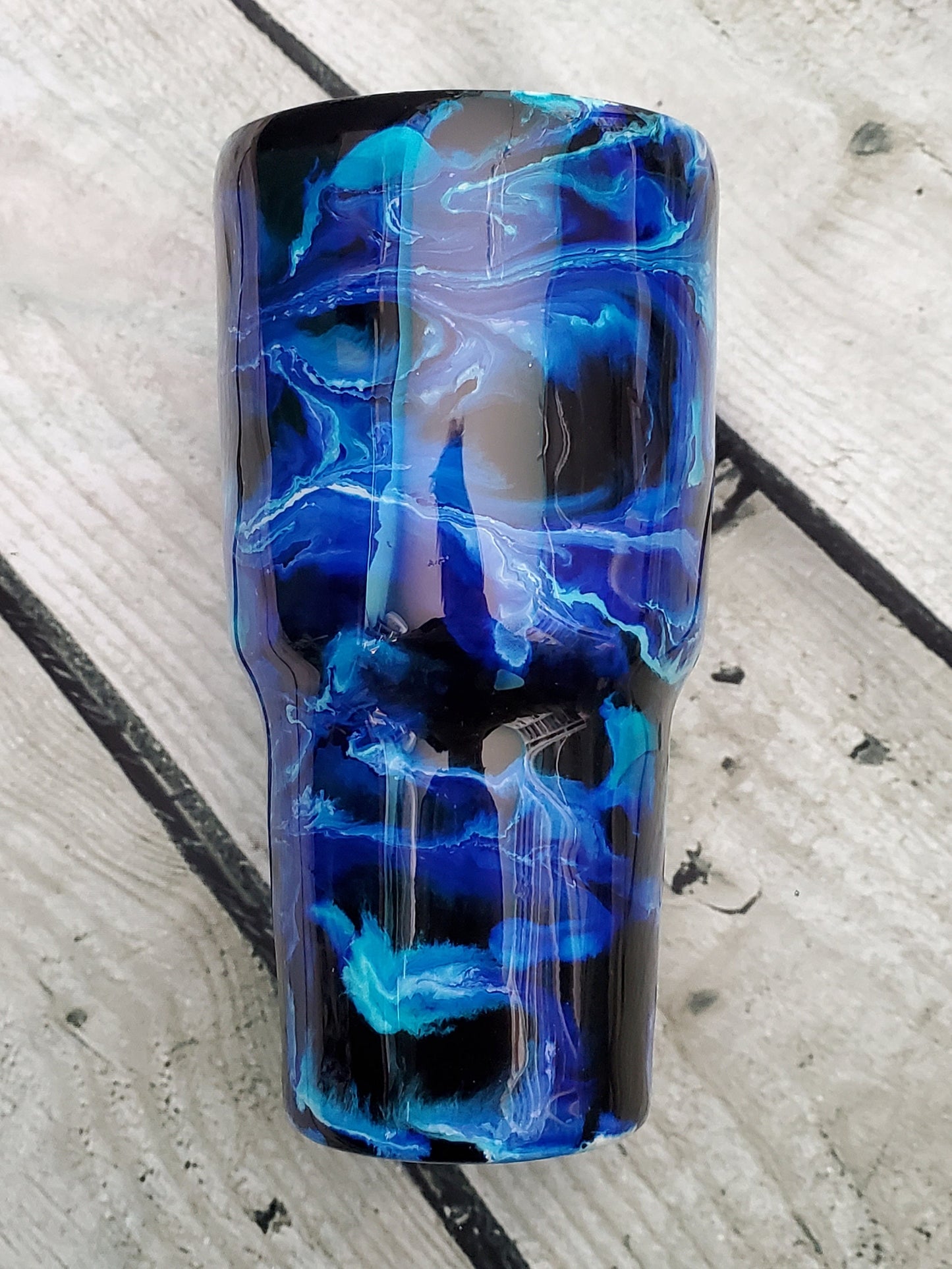ALCOHOL INK SWIRL TUMBLER