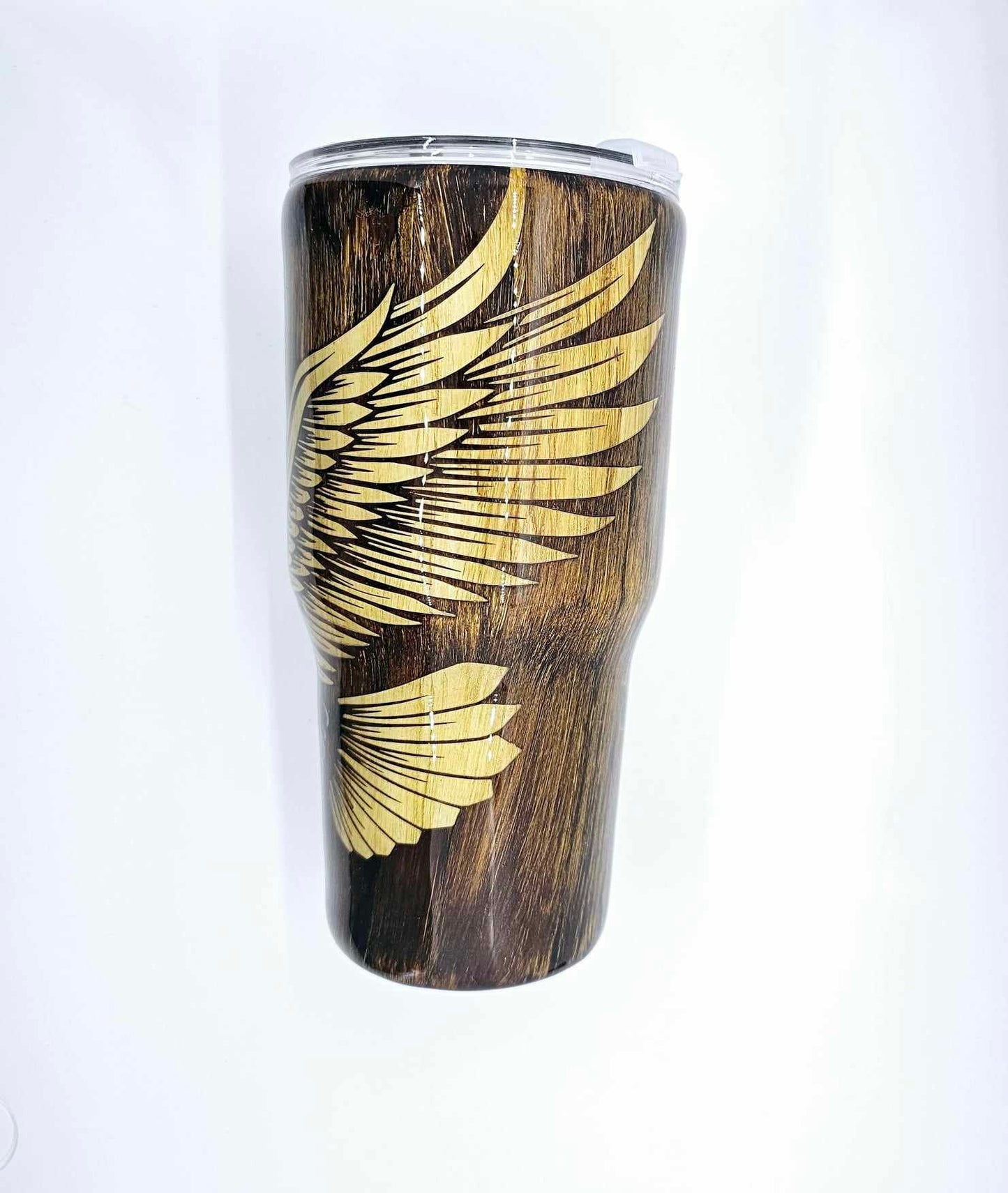 EAGLE TWO TONED WOODGRAIN TUMBLER
