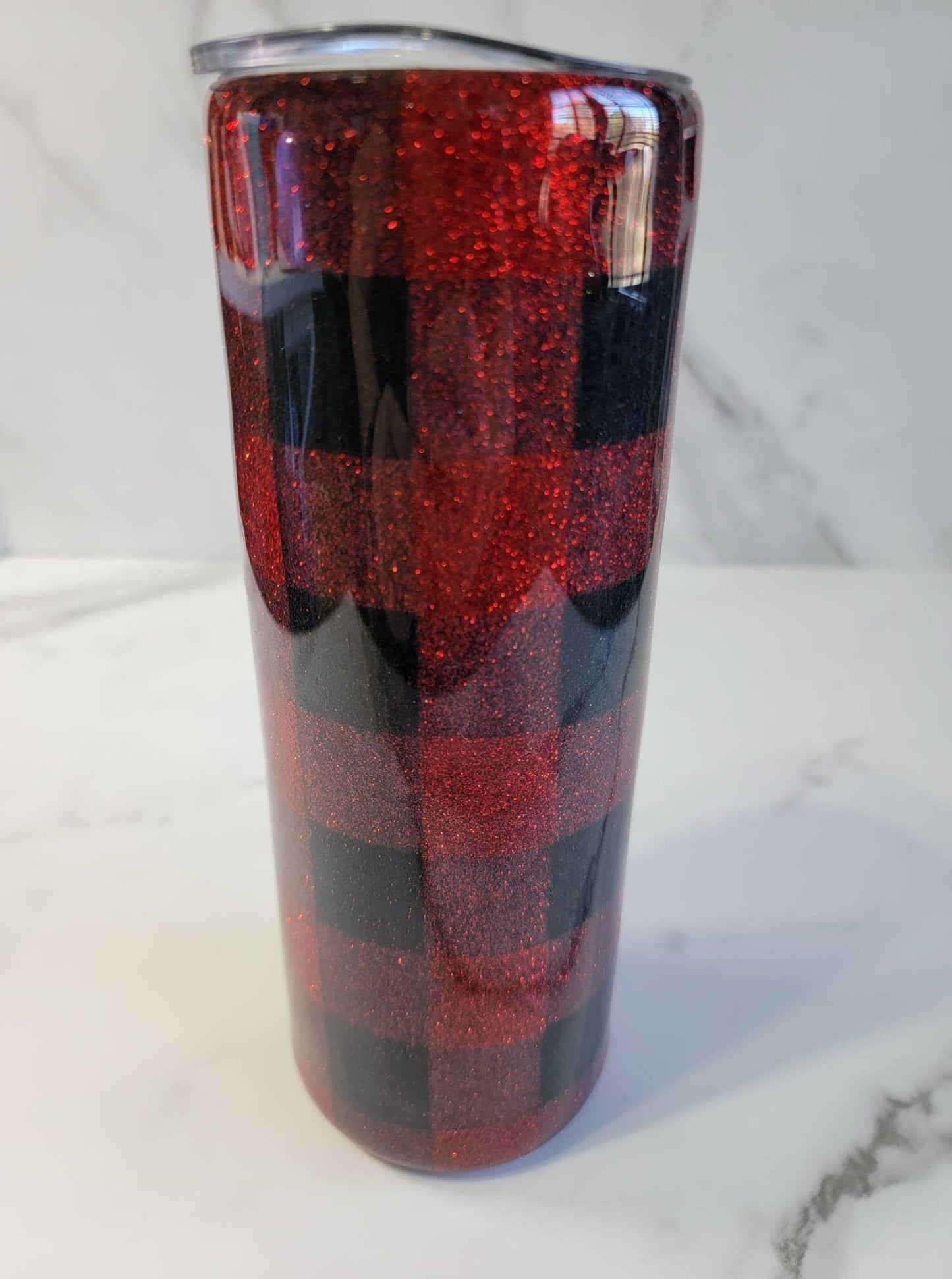 BUFFALO PLAID SWEATER WEATHER TUMBLER