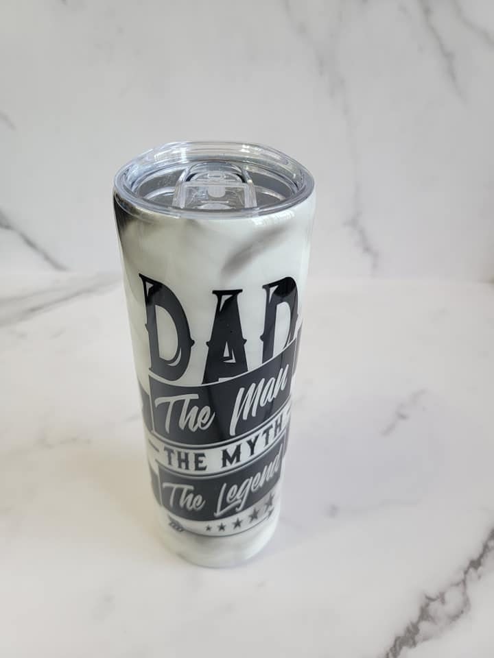 DAD THE MAN THE MYTH THE LEGEND TUMBLER