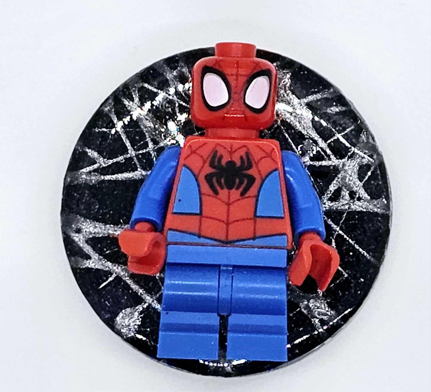 SPIDER MAN BLOCK MAN 3D BADGE REEL