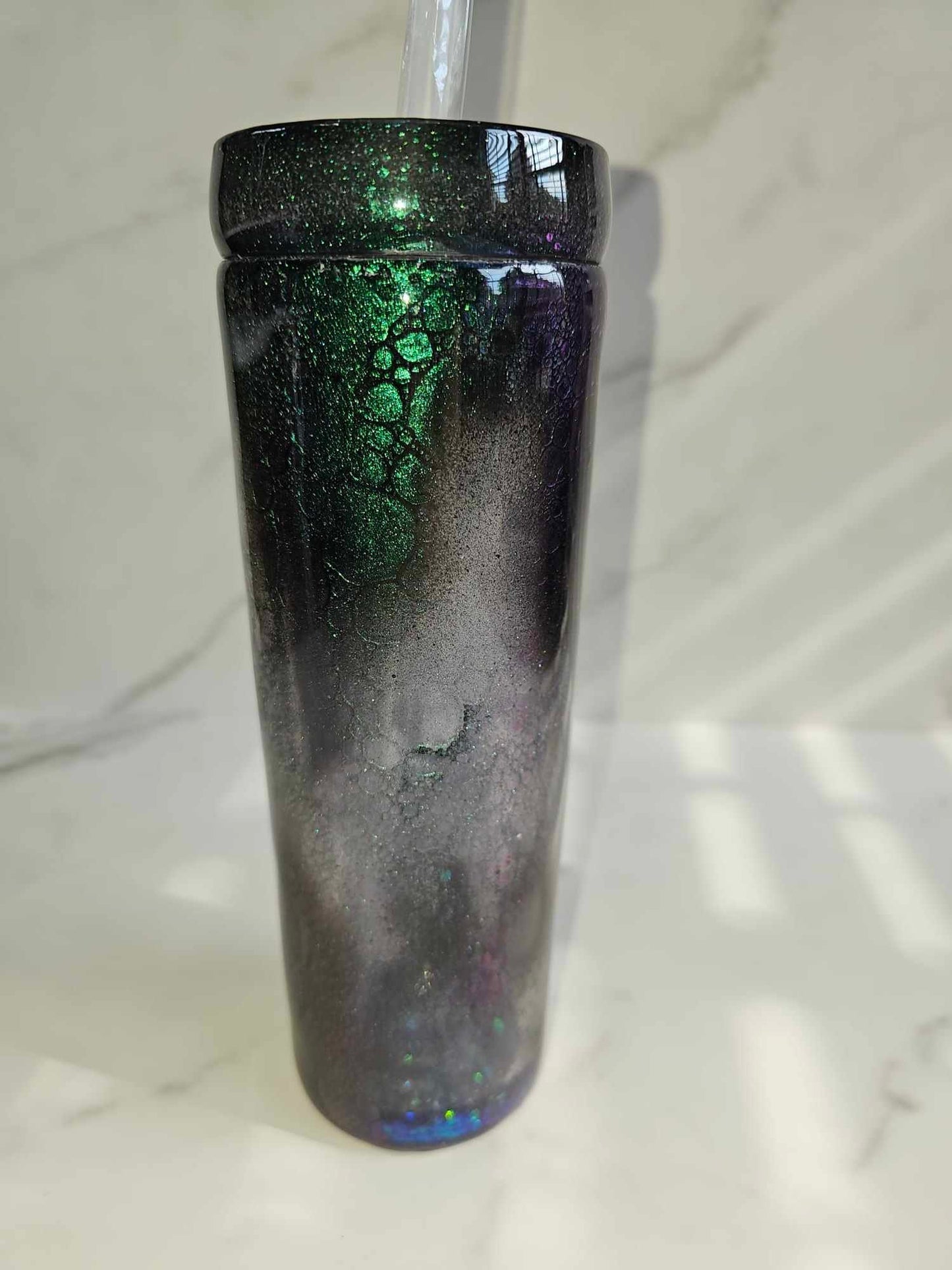 DRAGON SKIN SNOW GLOBE TUMBLER