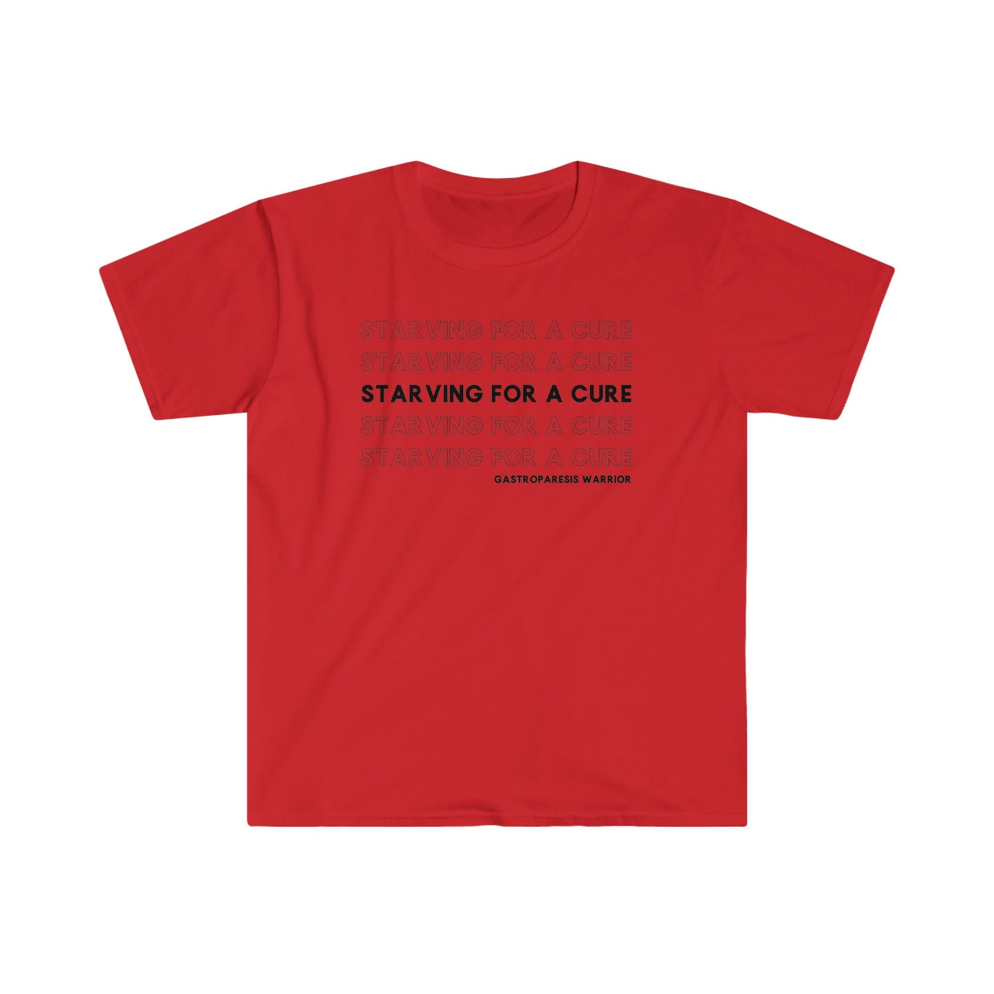 STARVING FOR A CURE GASTROPARESIS AWARENESS T-SHIRT
