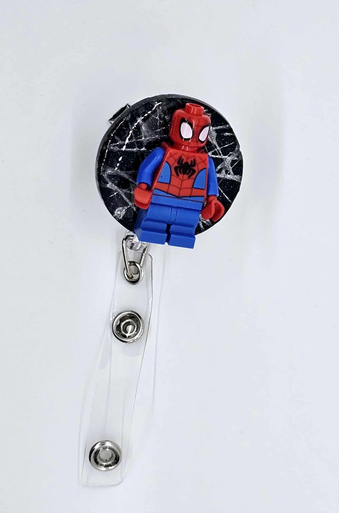 SPIDER MAN BLOCK MAN 3D BADGE REEL
