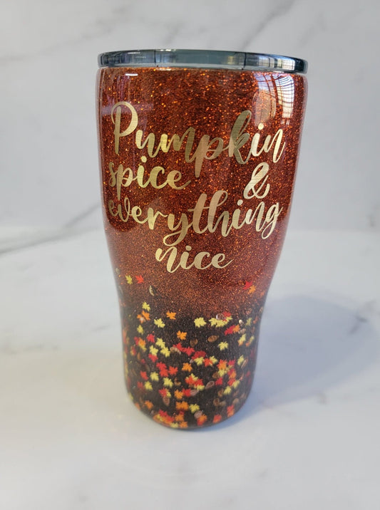 PUMPKIN SPICE & EVERYTHING NICE TUMBLER