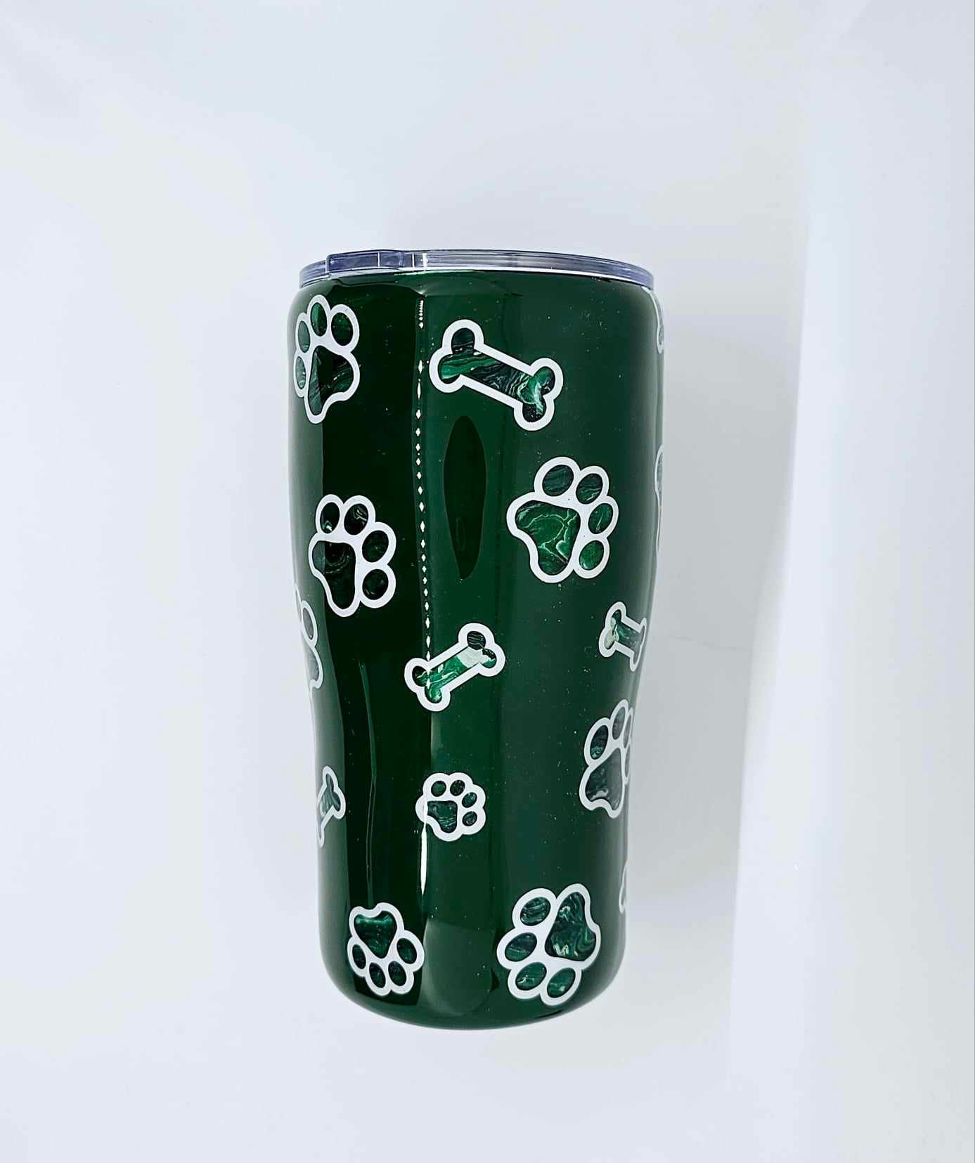 PAW PRINT AND BONE TUMBLER