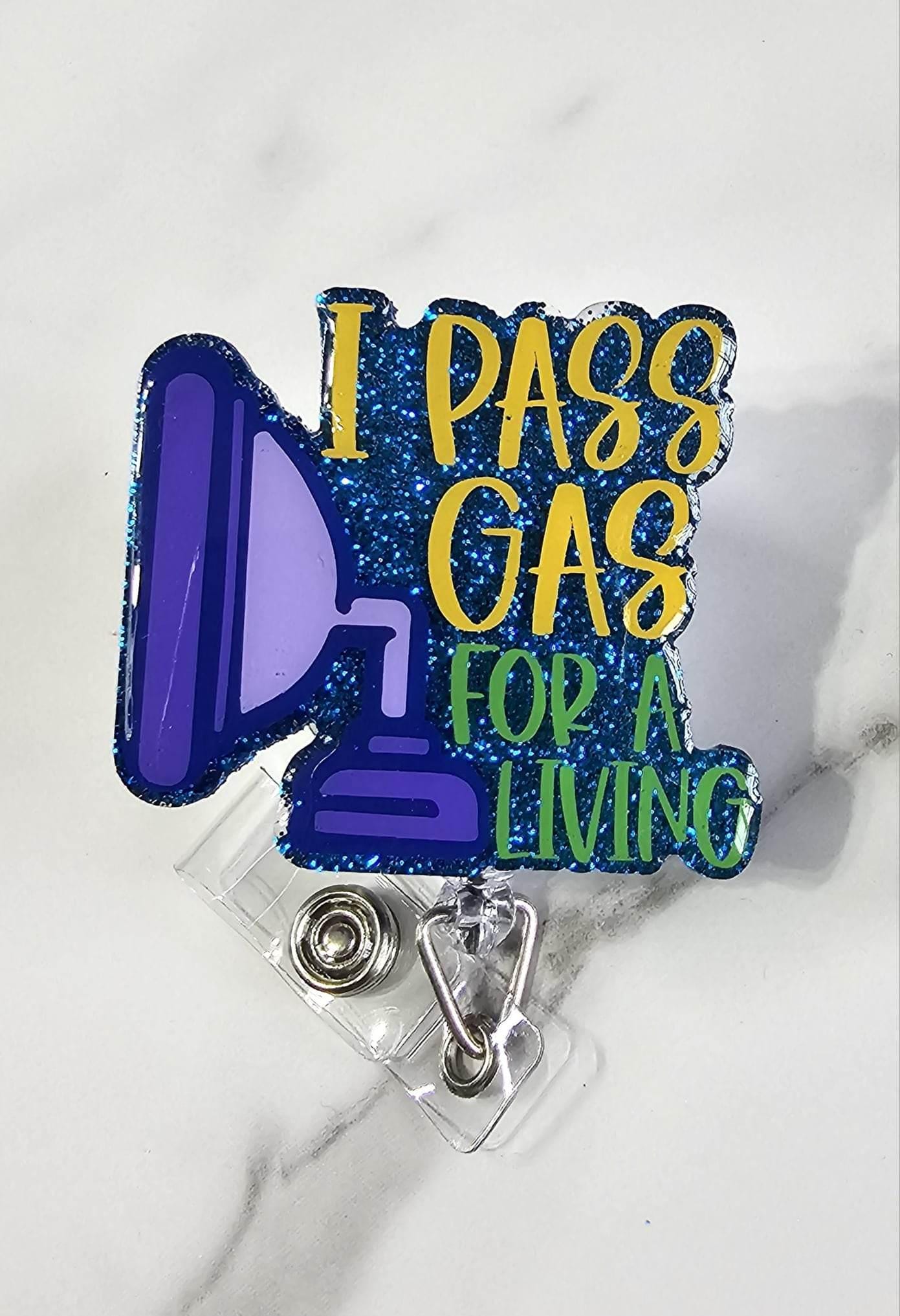 I PASS GAS FOR A LIVING BADGE REEL