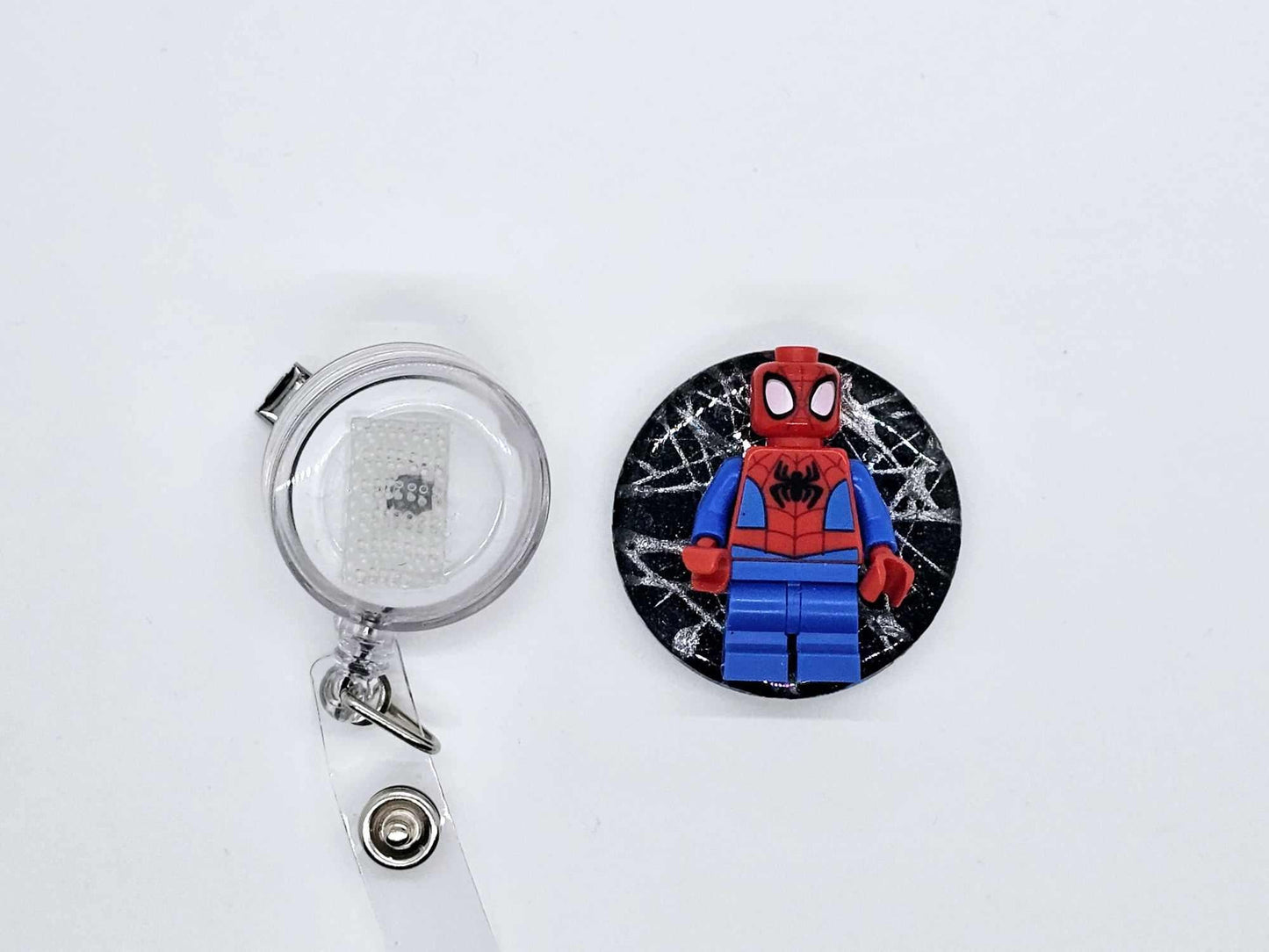 SPIDER MAN BLOCK MAN 3D BADGE REEL