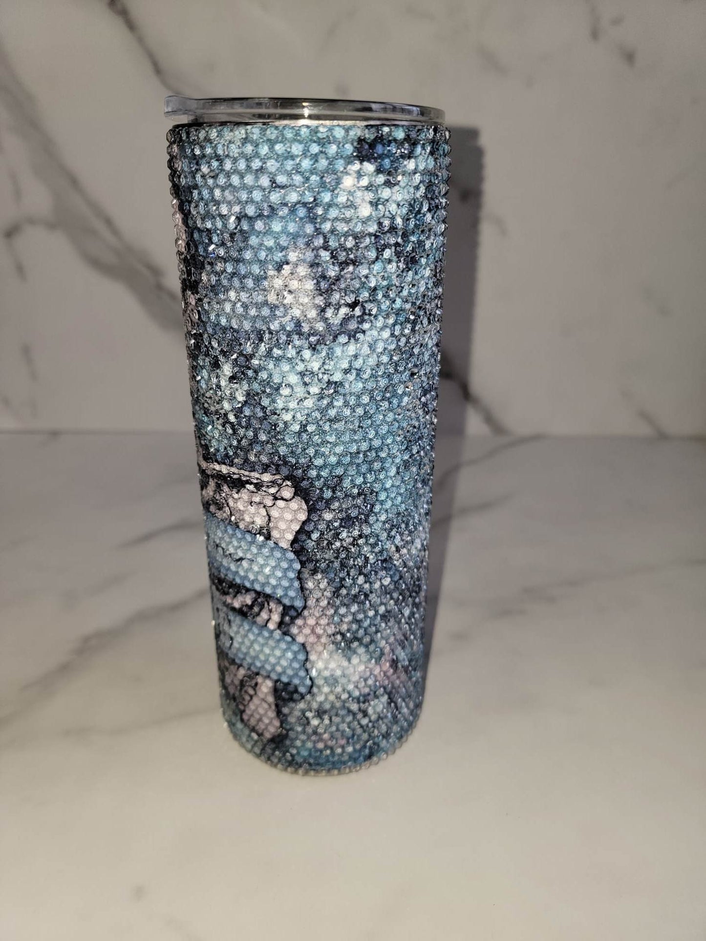 PROTECT YOUR PEACE RHINESTONE TUMBLER