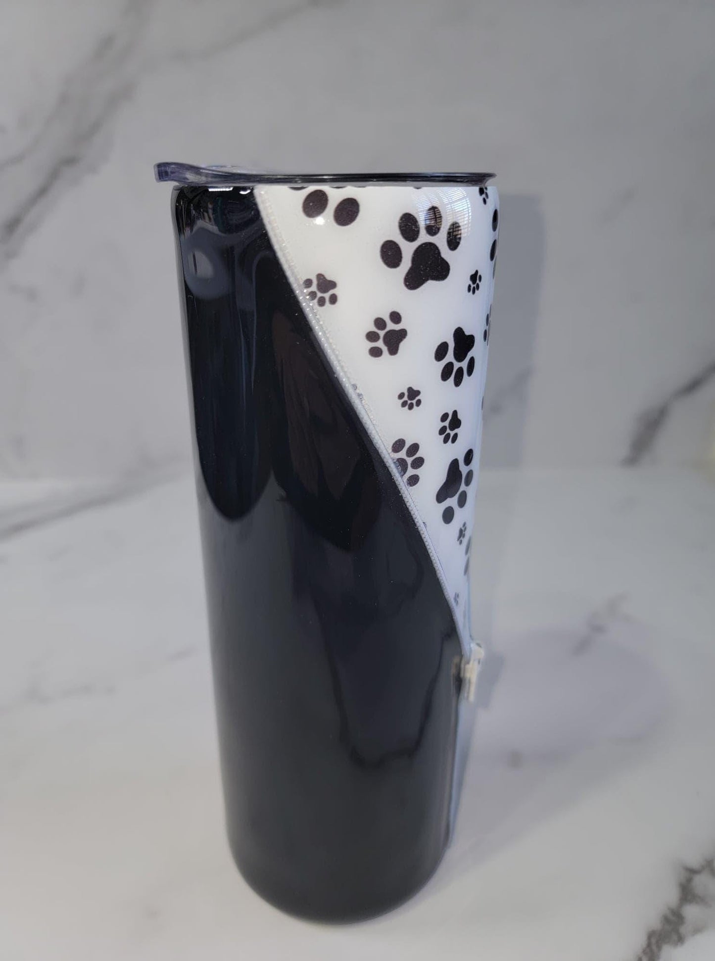 PAW PRINT ZIPPER TUMBLER