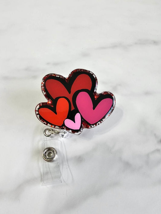 HEARTS BADGE REEL