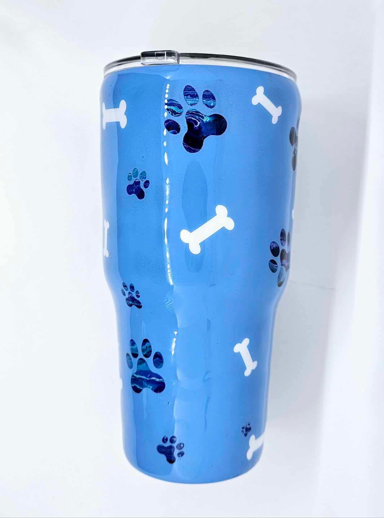 PAW PRINT AND BONE TUMBLER
