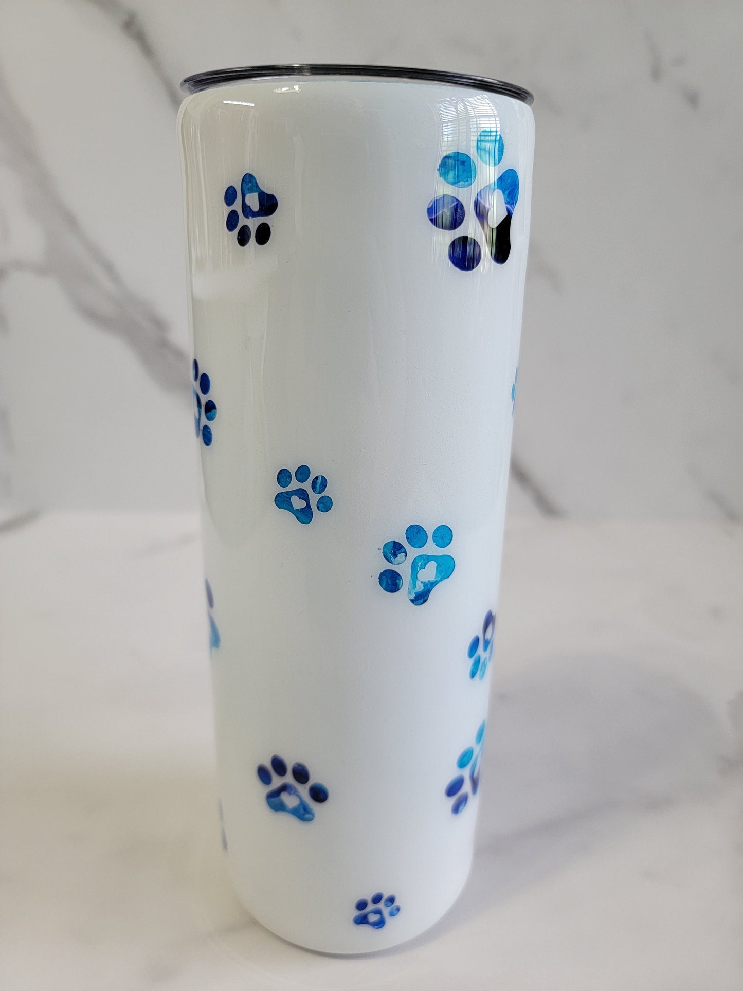 PAW PRINT AND HEARTS TUMBLER