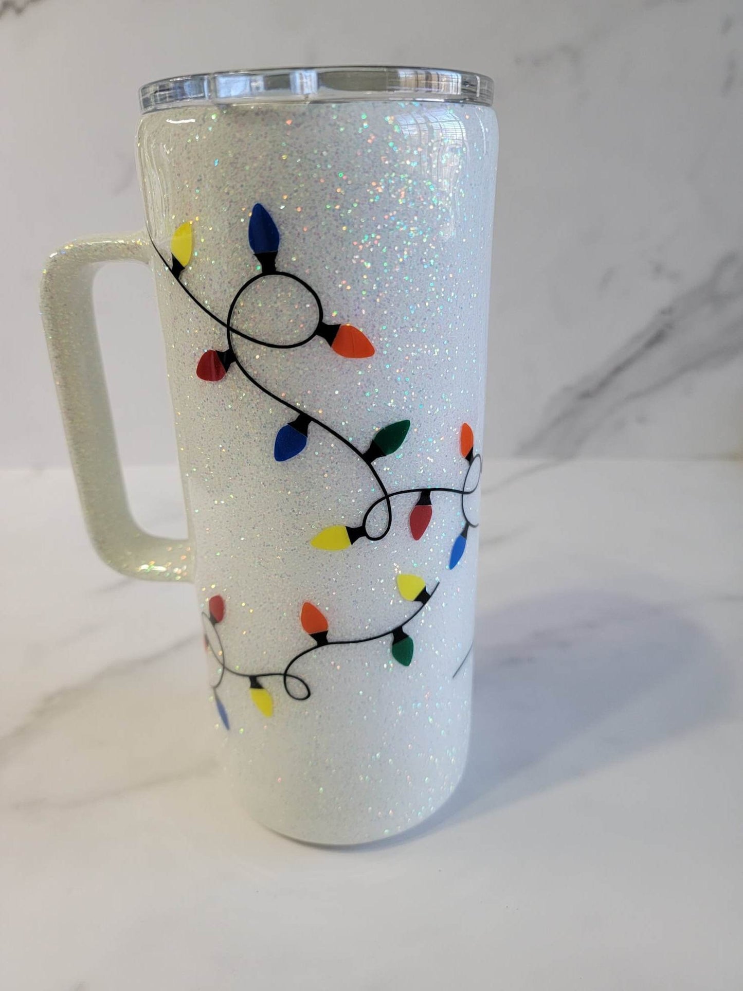 MY FAVORITE COLOR IS CHRISTMAS LIGHTS TUMBLER