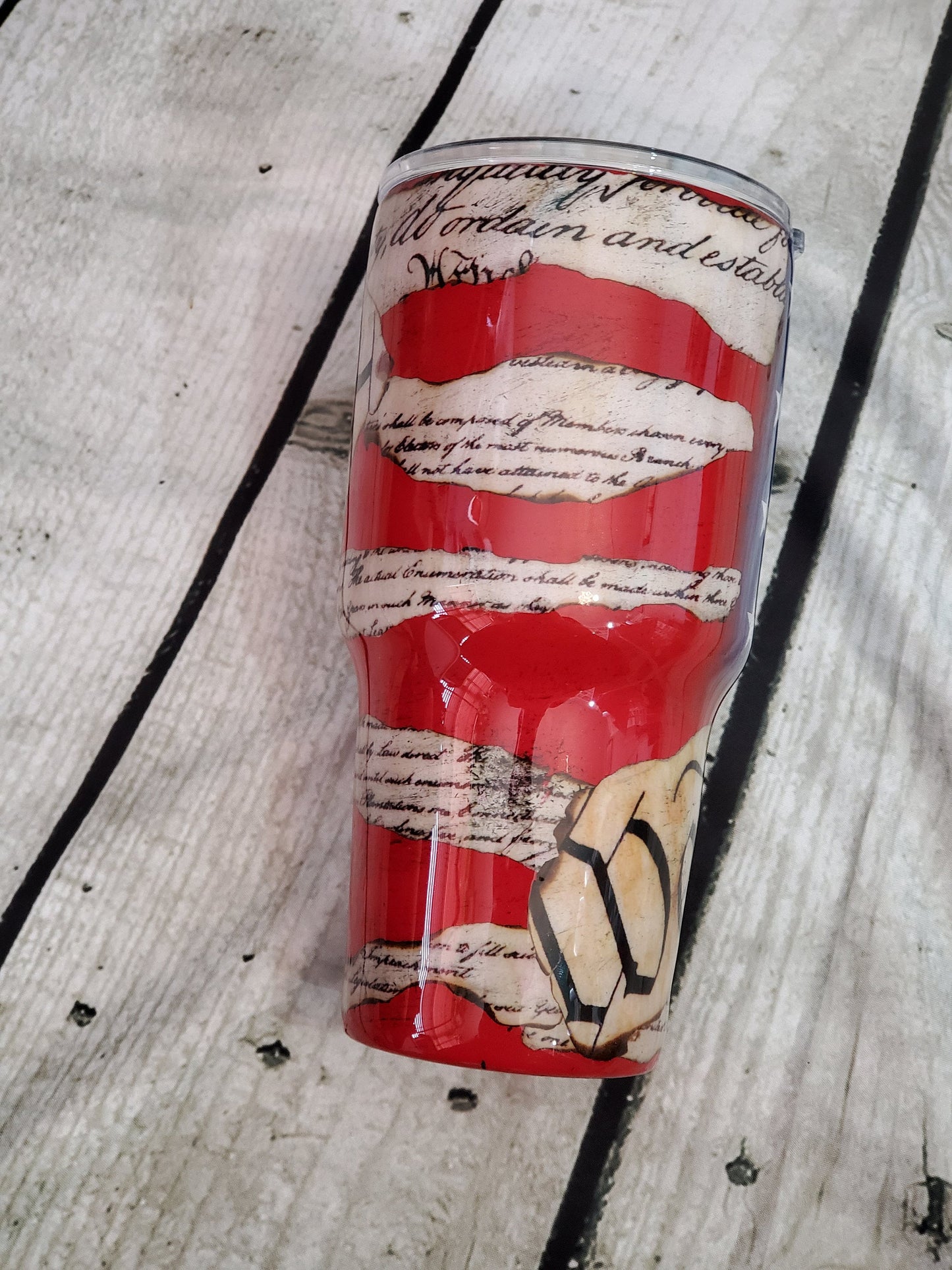 WE THE PEOPLE DISTRESSED TUMBLER