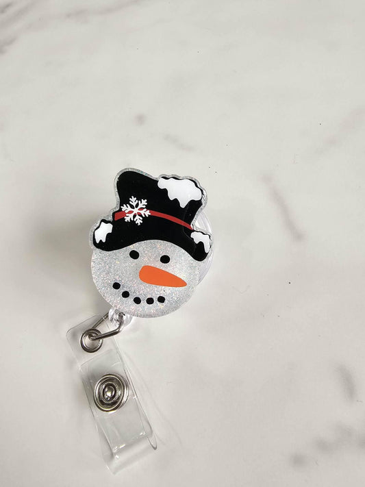 SNOWMAN BADGE REEL