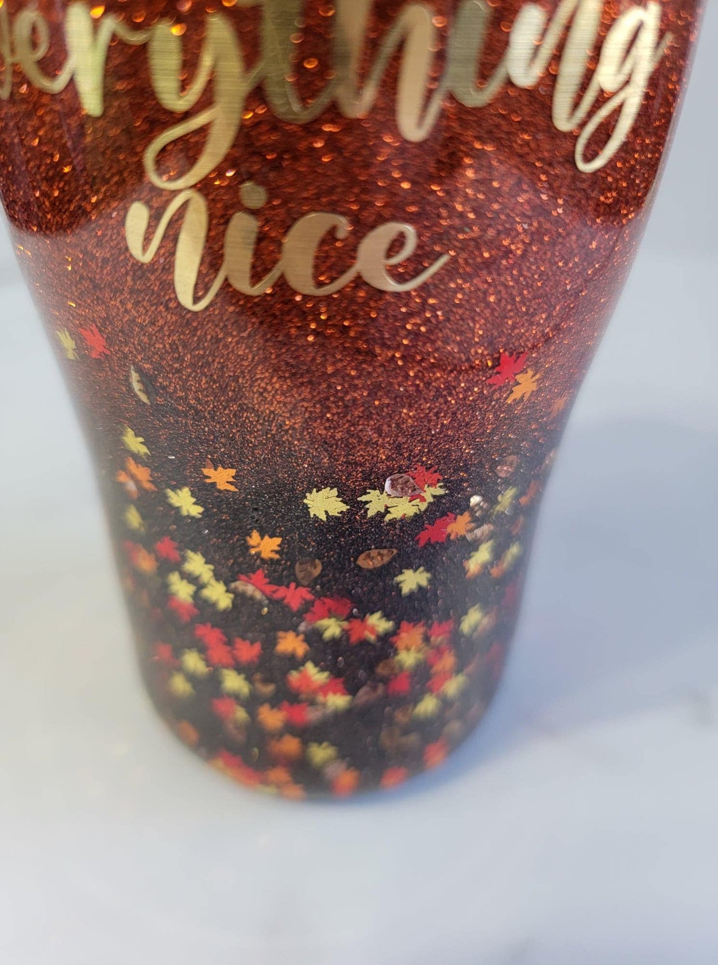 PUMPKIN SPICE & EVERYTHING NICE TUMBLER