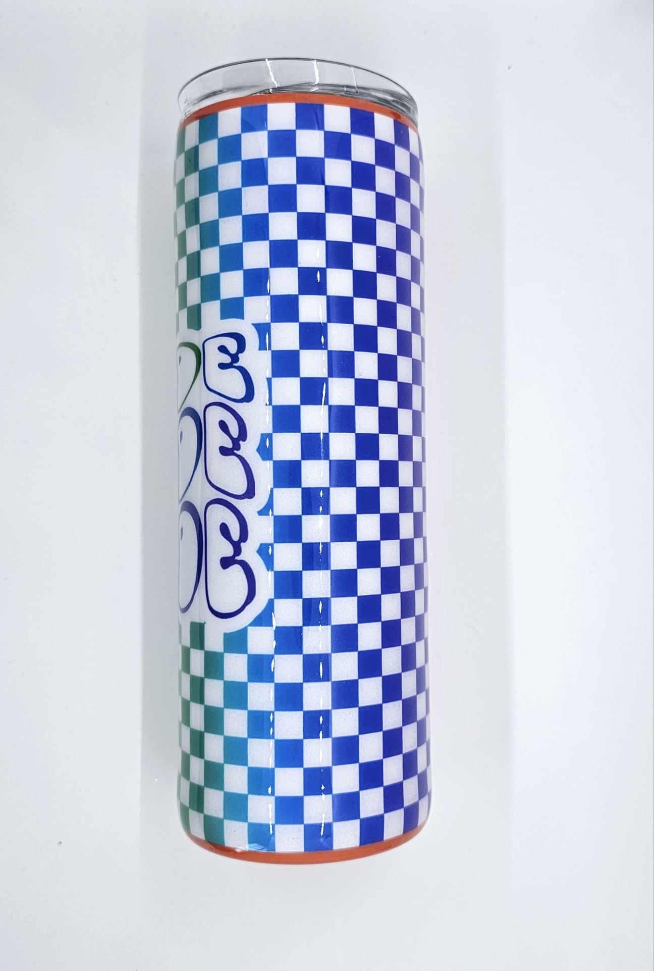 PRIDE CHECKERED TUMBLER