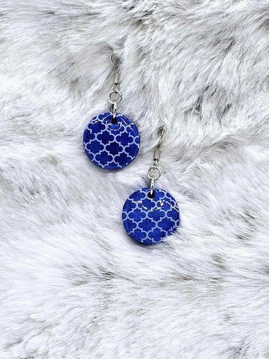 ROUND RESIN EARRINGS