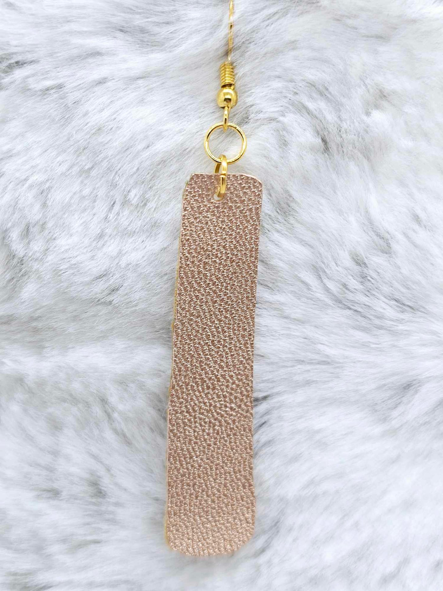 FAUX LEATHER EARRINGS