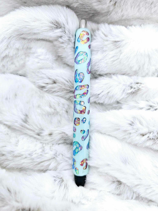 MULTICOLORED LEOPARD PRINT PEN