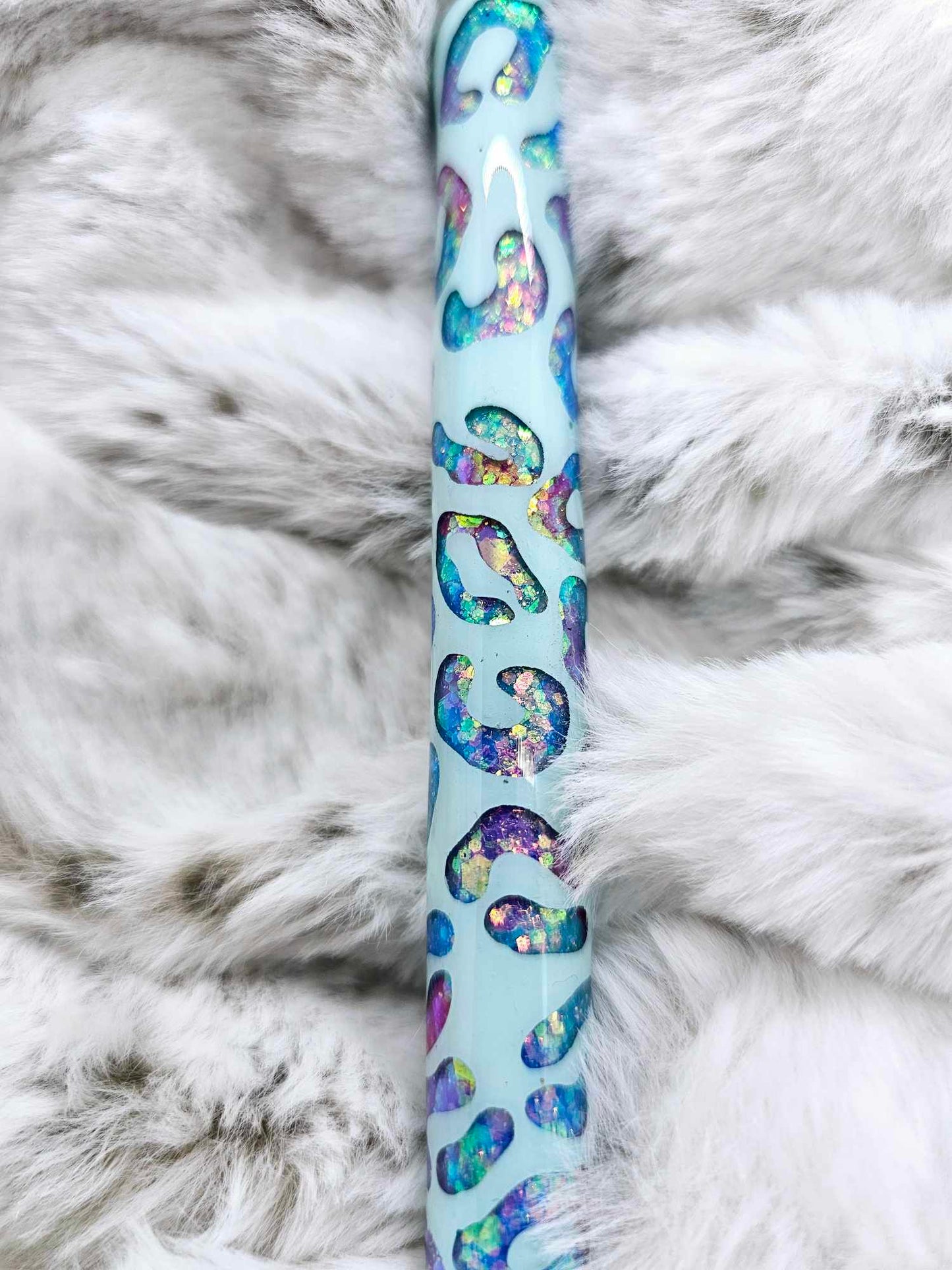 MULTICOLORED LEOPARD PRINT PEN