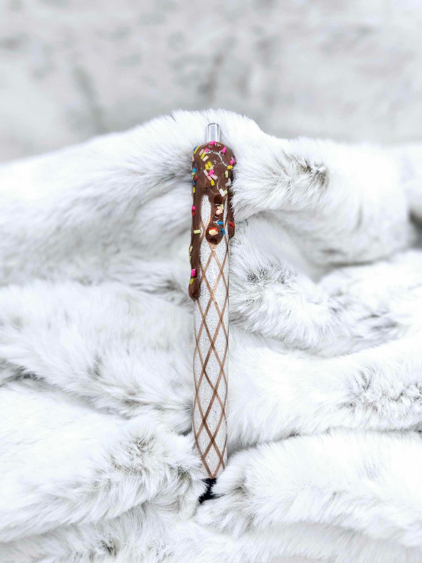 ICE CREAM CONE WITH SPRINKLES PEN