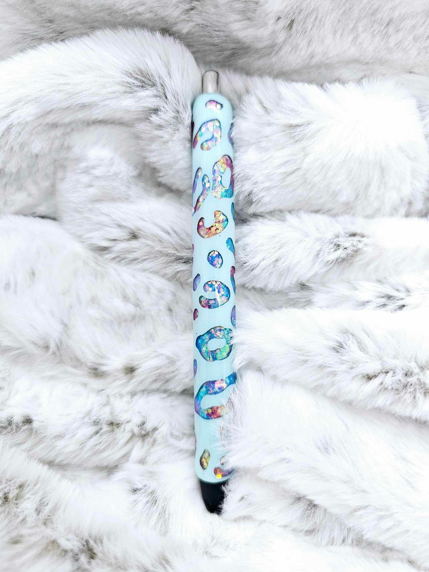 MULTICOLORED LEOPARD PRINT PEN