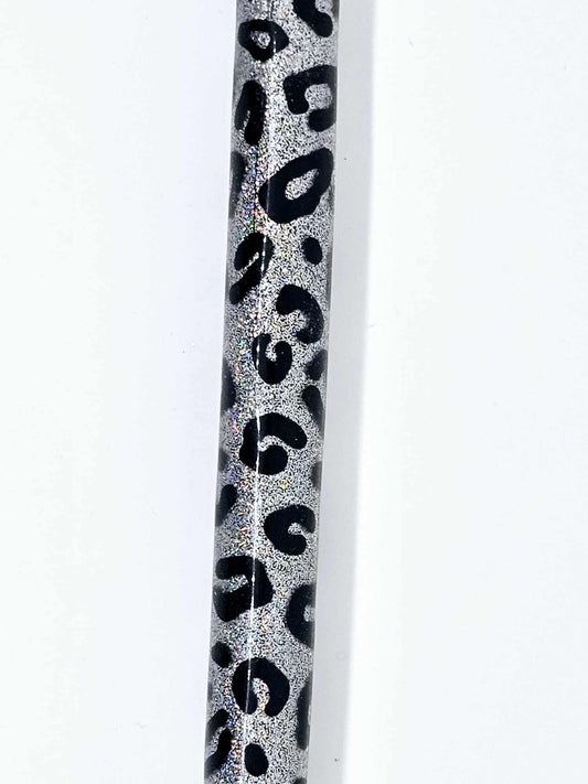 GLITTER WITH LEOPARD PRINT EPOXY PEN